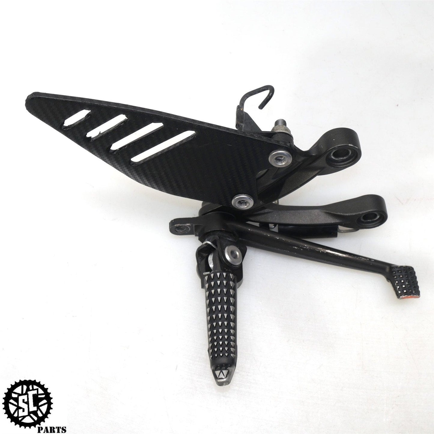 2009-2012 KAWASAKI NINJA ZX6R FRONT RIGHT REARSET FOOT PEG BRAKE PEDAL K63