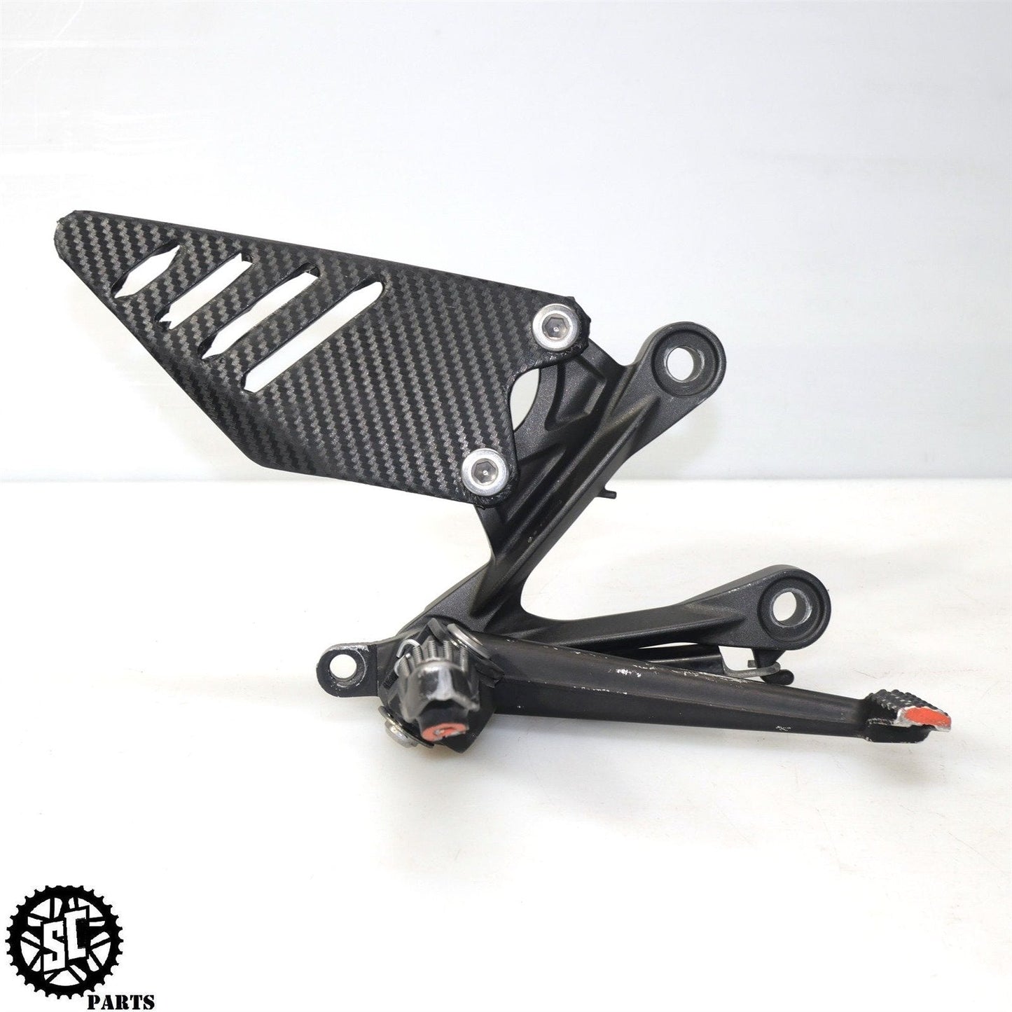 2009-2012 KAWASAKI NINJA ZX6R FRONT RIGHT REARSET FOOT PEG BRAKE PEDAL K63