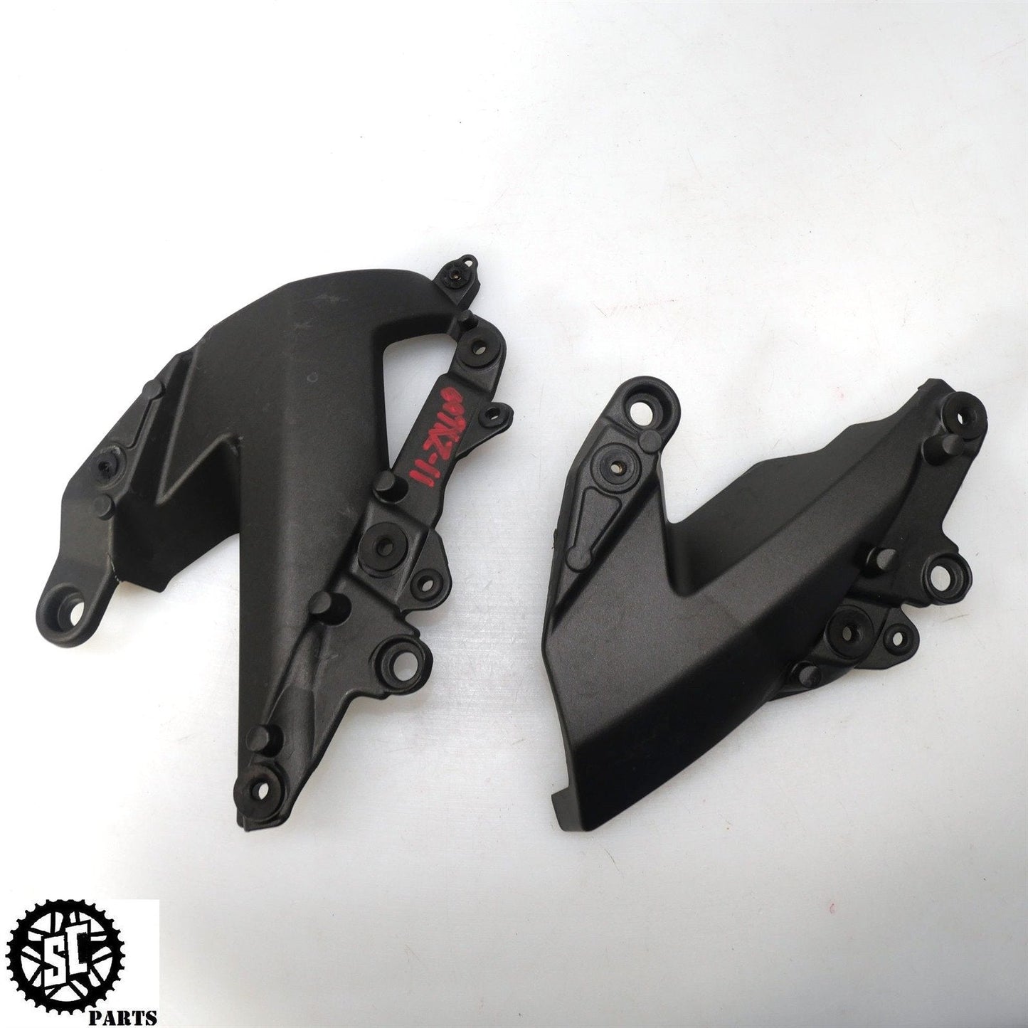 2009-2012 KAWASAKI NINJA ZX6R LOWER FAIRING TRIM SIDE COVER LEFT RIGHT K63