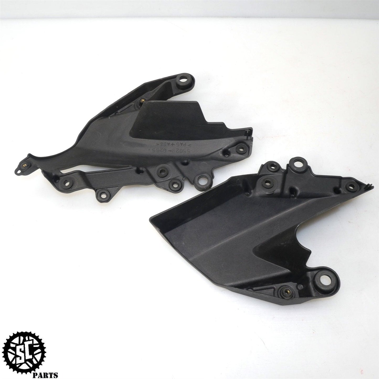 2009-2012 KAWASAKI NINJA ZX6R LOWER FAIRING TRIM SIDE COVER LEFT RIGHT K63