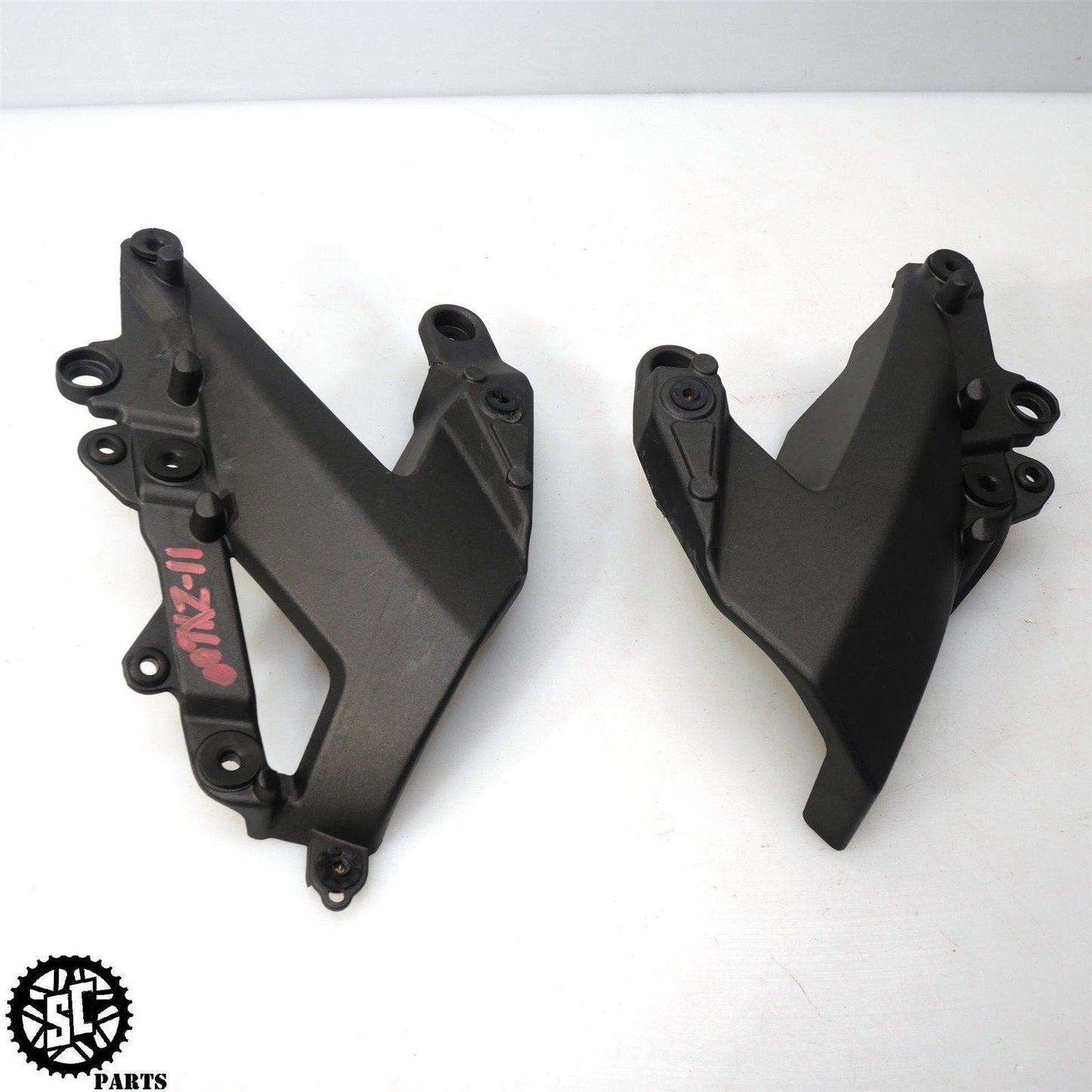 2009-2012 KAWASAKI NINJA ZX6R LOWER FAIRING TRIM SIDE COVER LEFT RIGHT K63
