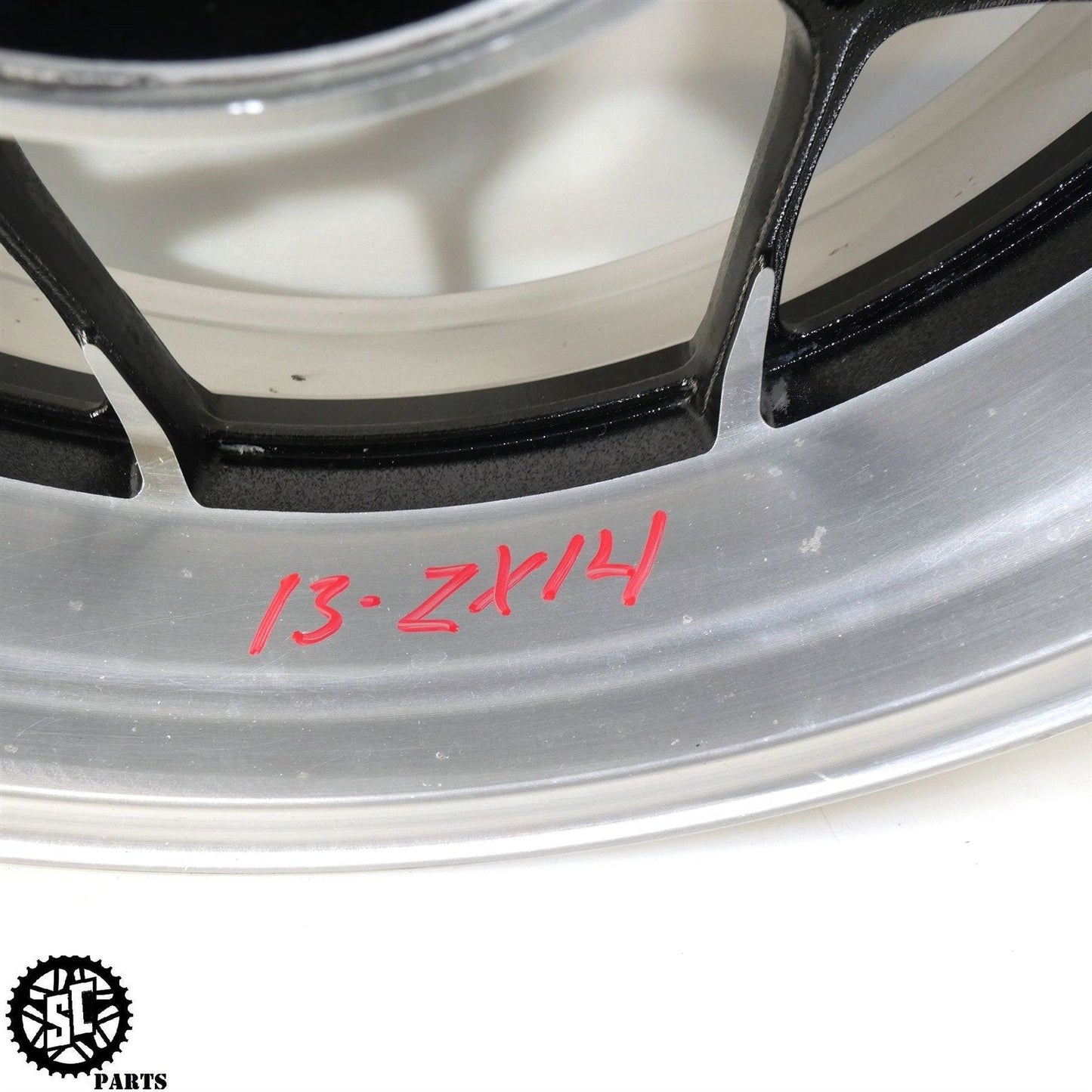 2012-2020 KAWASAKI NINJA ZX14R REAR WHEEL RIM STRAIGHT OEM K14
