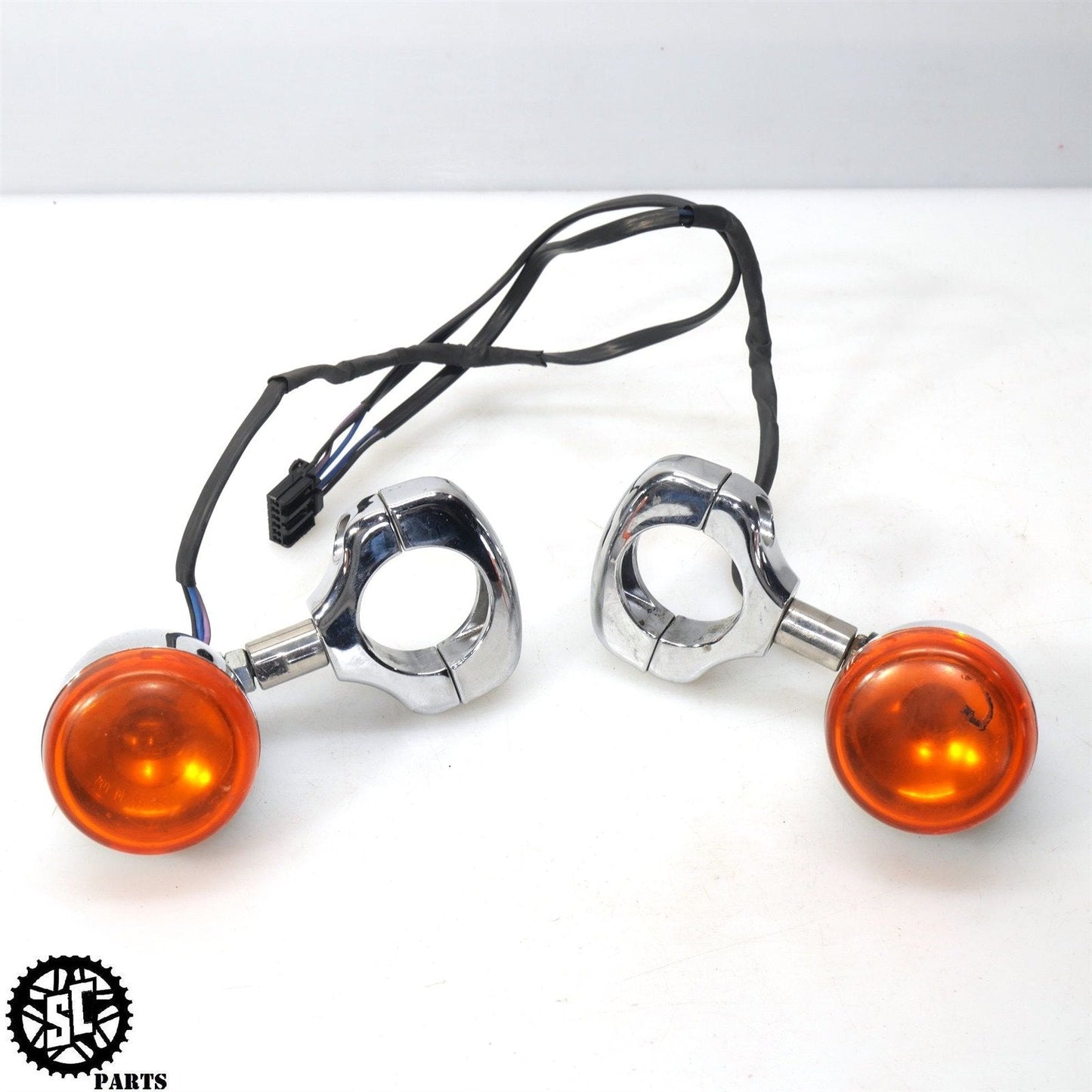 2005 HARLEY-DAVIDSON DYNA FRONT TURN SIGNAL CHROME LEFT RIGHT FORK 41 MM HD05