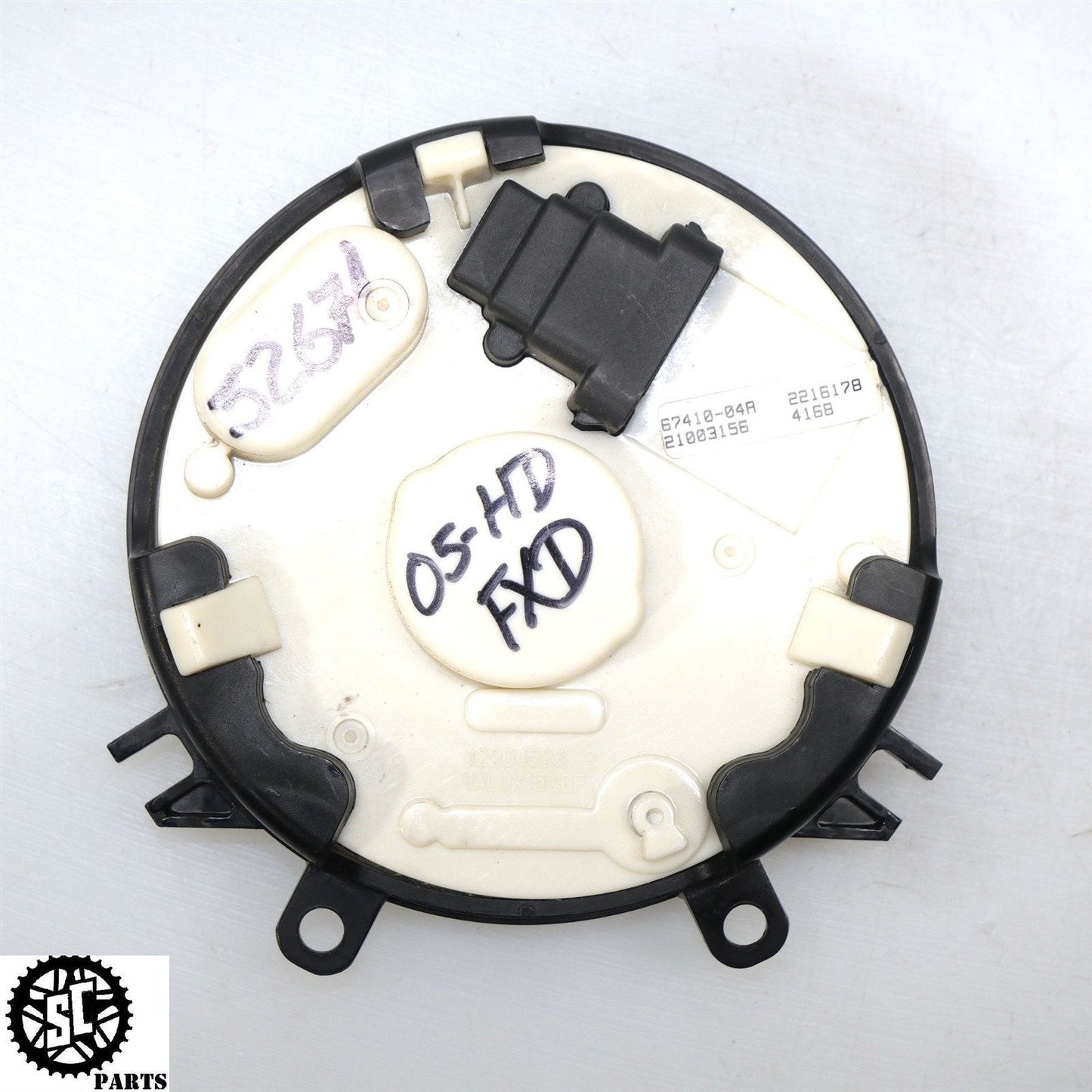 2005 HARLEY-DAVIDSON DYNA FXDWG SPEEDOMETER CLUSTER GAUGES 50K 5 INCH HD05
