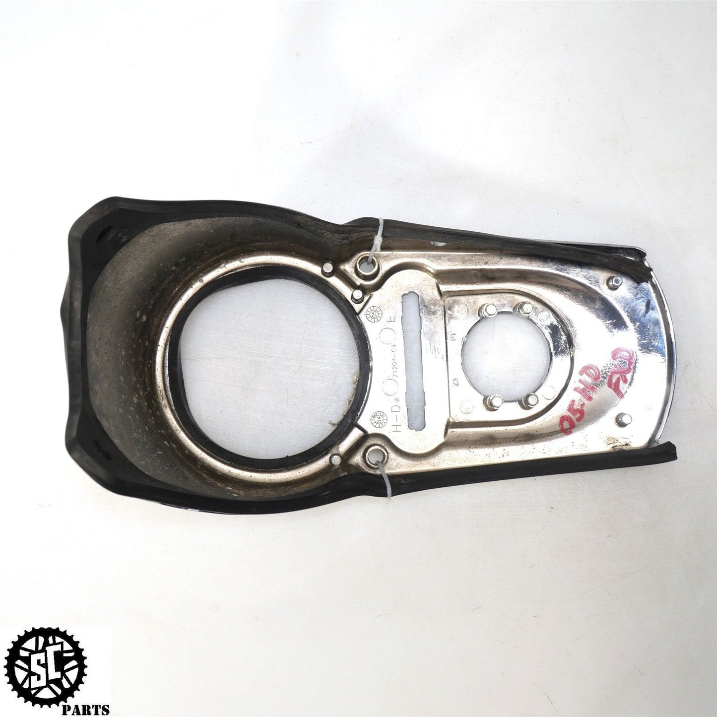 2005 HARLEY-DAVIDSON DYNA FXDWG FUEL GAS TANK CONSOLE COVER CHROME HD05