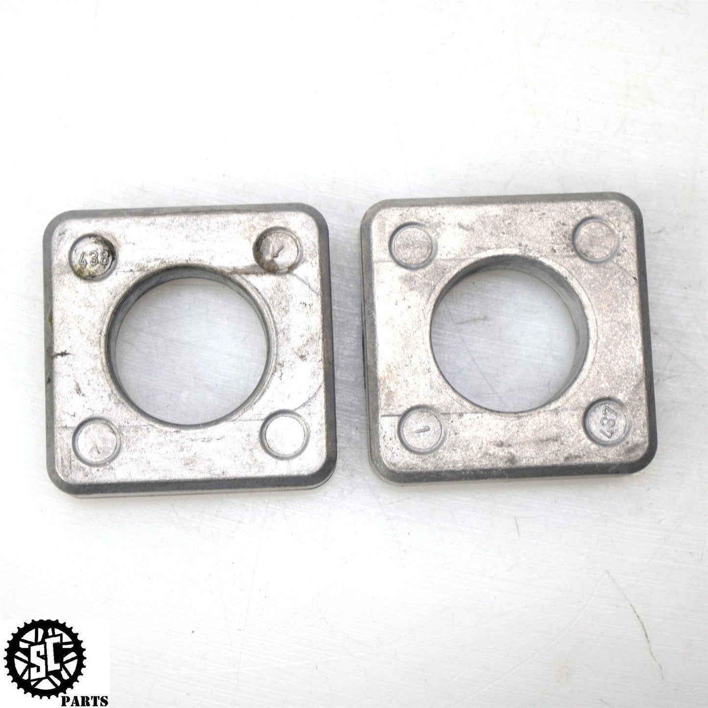 2014-2021 BMW S1000R REAR AXLE CHAIN TENSIONER ADJUSTER SWINGARM BLOCKS B36