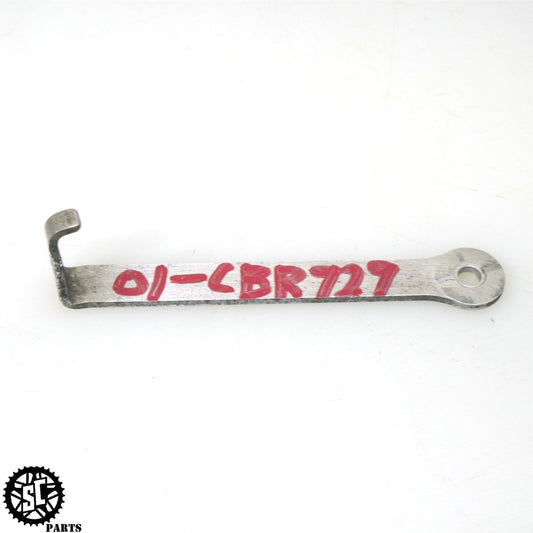 00 01 HONDA CBR929 RR RADIATOR MOUNT BRACKET H34 - SALVAGECYCLEPARTS