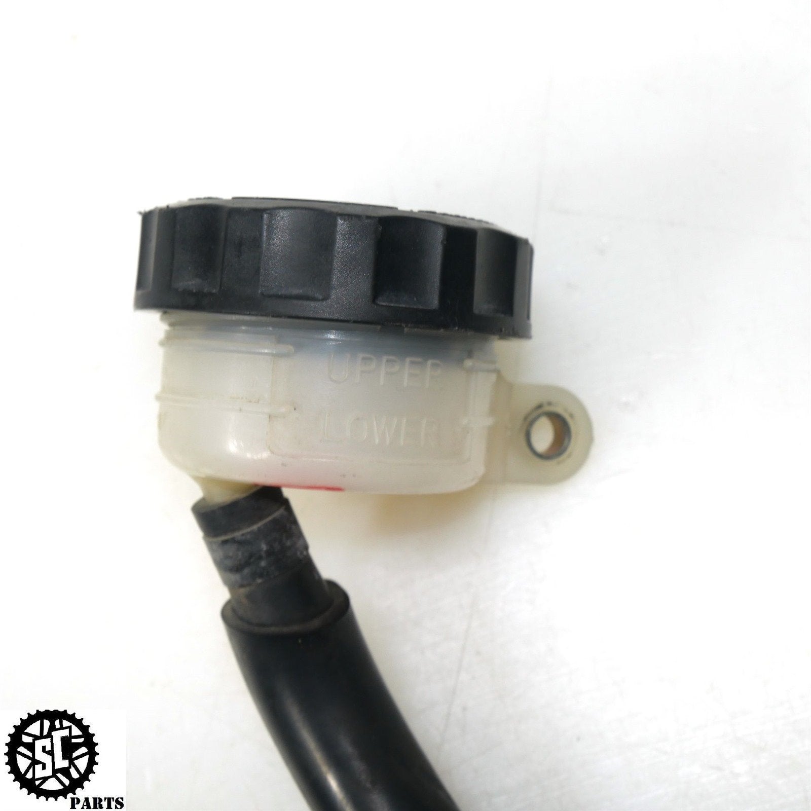 00 01 HONDA CBR929 RR REAR BRAKE FLUID RESERVOIR TANK H34 - SALVAGECYCLEPARTS