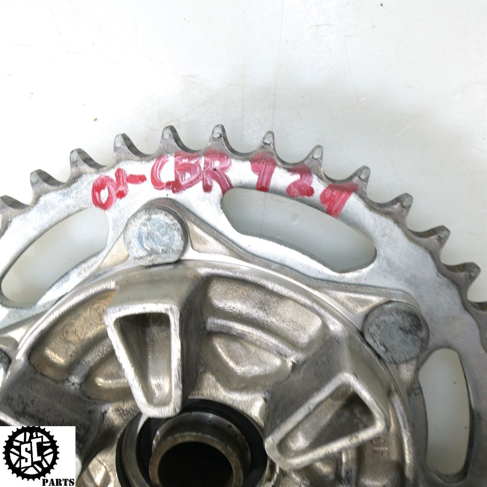 00 01 HONDA CBR929 RR REAR SPROCKET HUB BEARING H34 - SALVAGECYCLEPARTS