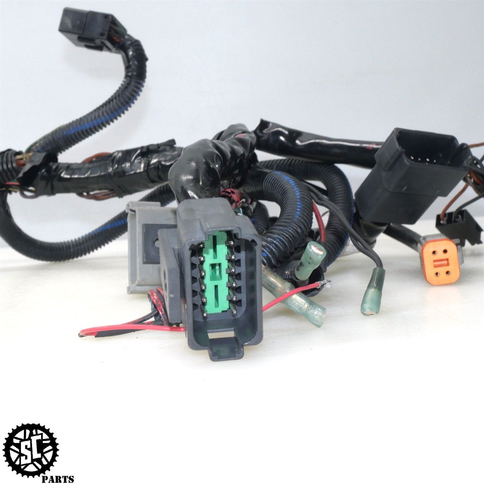 00 - 06 HARLEY DAVIDSON ELECTRA GLIDE FRONT RADIO WIRING HARNESS 70232 - 00 H46 - SALVAGECYCLEPARTS