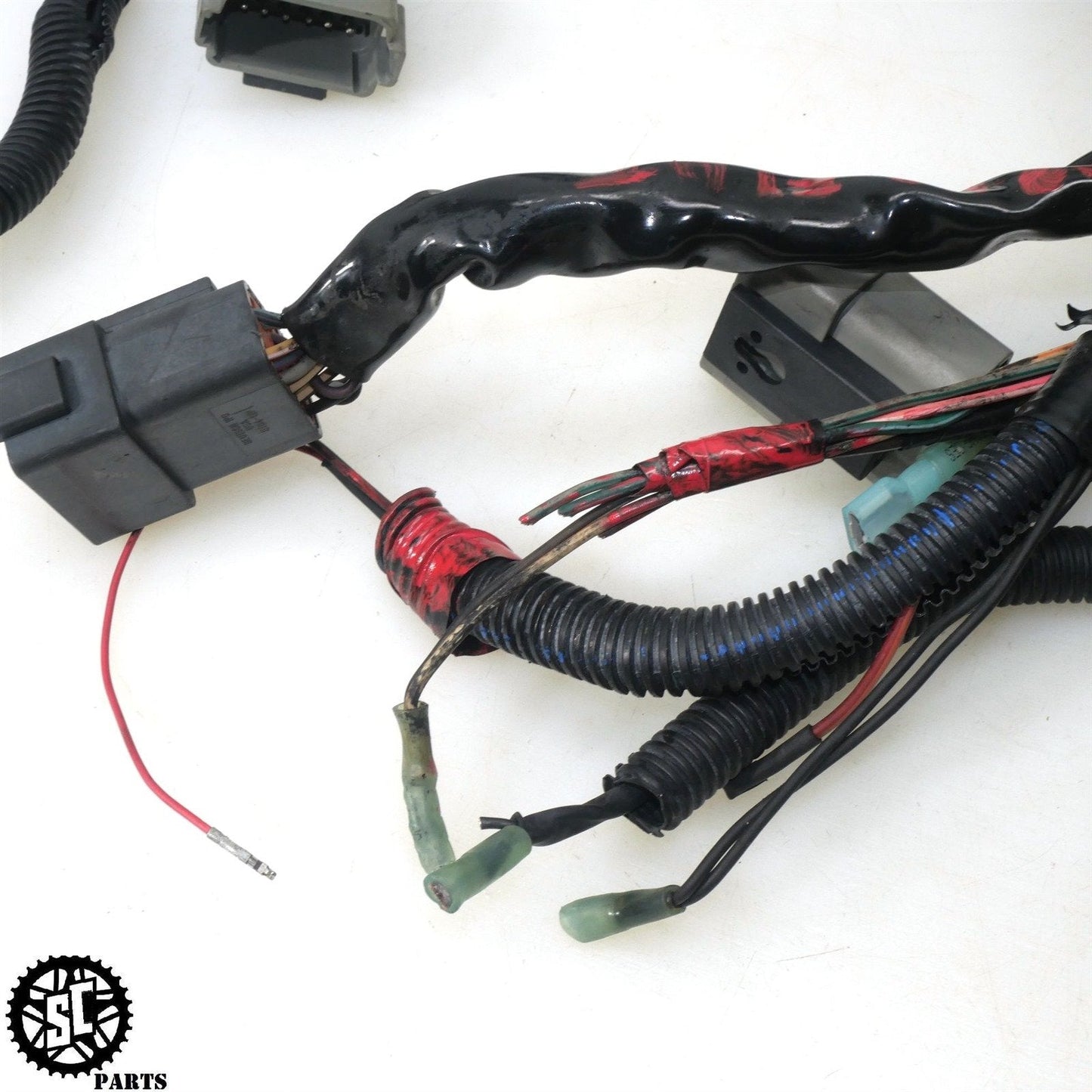 00 - 06 HARLEY DAVIDSON ELECTRA GLIDE FRONT RADIO WIRING HARNESS 70232 - 00 H46 - SALVAGECYCLEPARTS