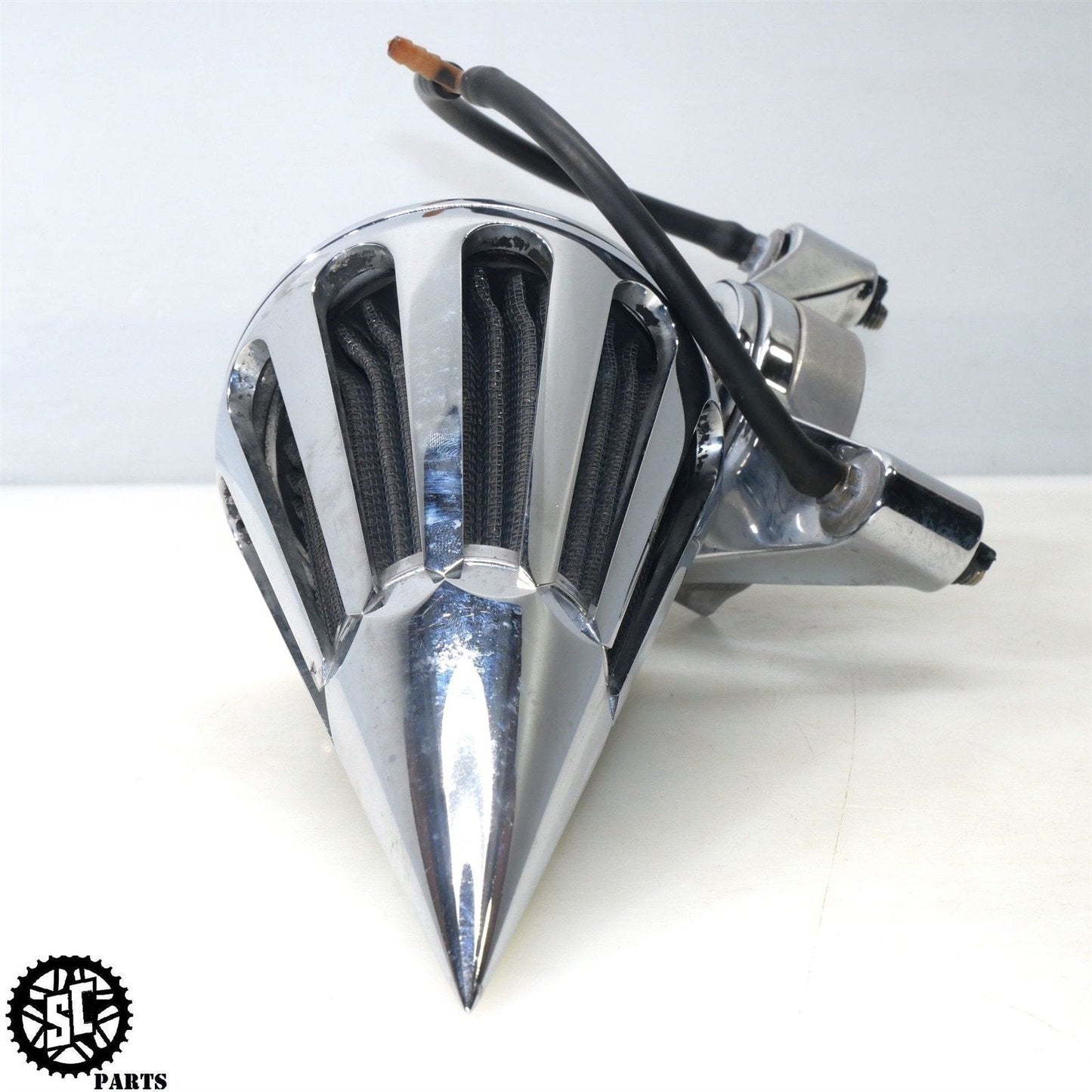 00 - 06 HARLEY ELECTRA GLIDE SPIKE BILLET AIR CLEANER FILTER CARBURETOR 48MM H46 - SALVAGECYCLEPARTS