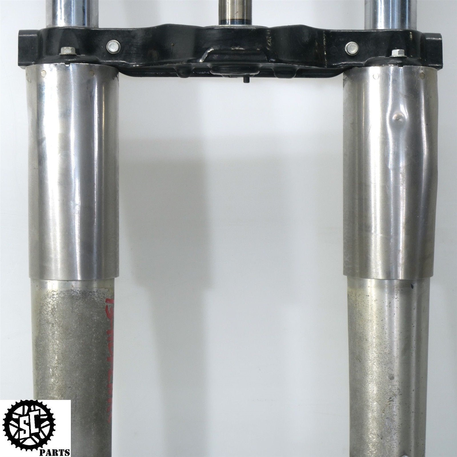 00 - 13 HARLEY DAVIDSON ROAD KING FRONT END FORK TUBE STRAIGHT 41MM HD11 - SALVAGECYCLEPARTS