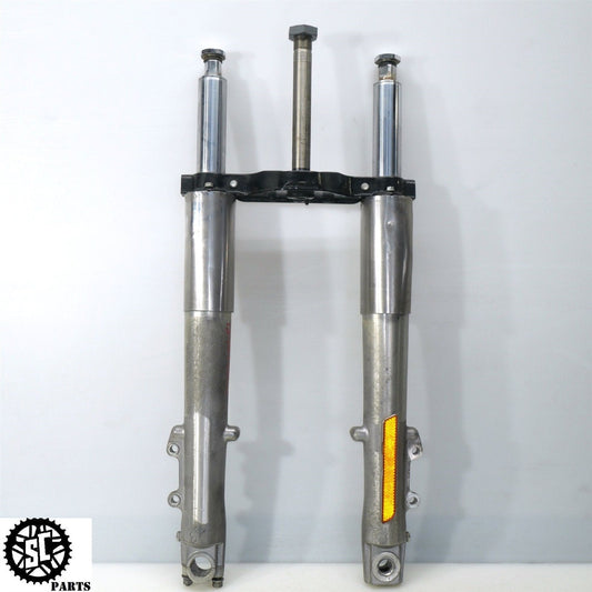 00 - 13 HARLEY DAVIDSON ROAD KING FRONT END FORK TUBE STRAIGHT 41MM HD11 - SALVAGECYCLEPARTS