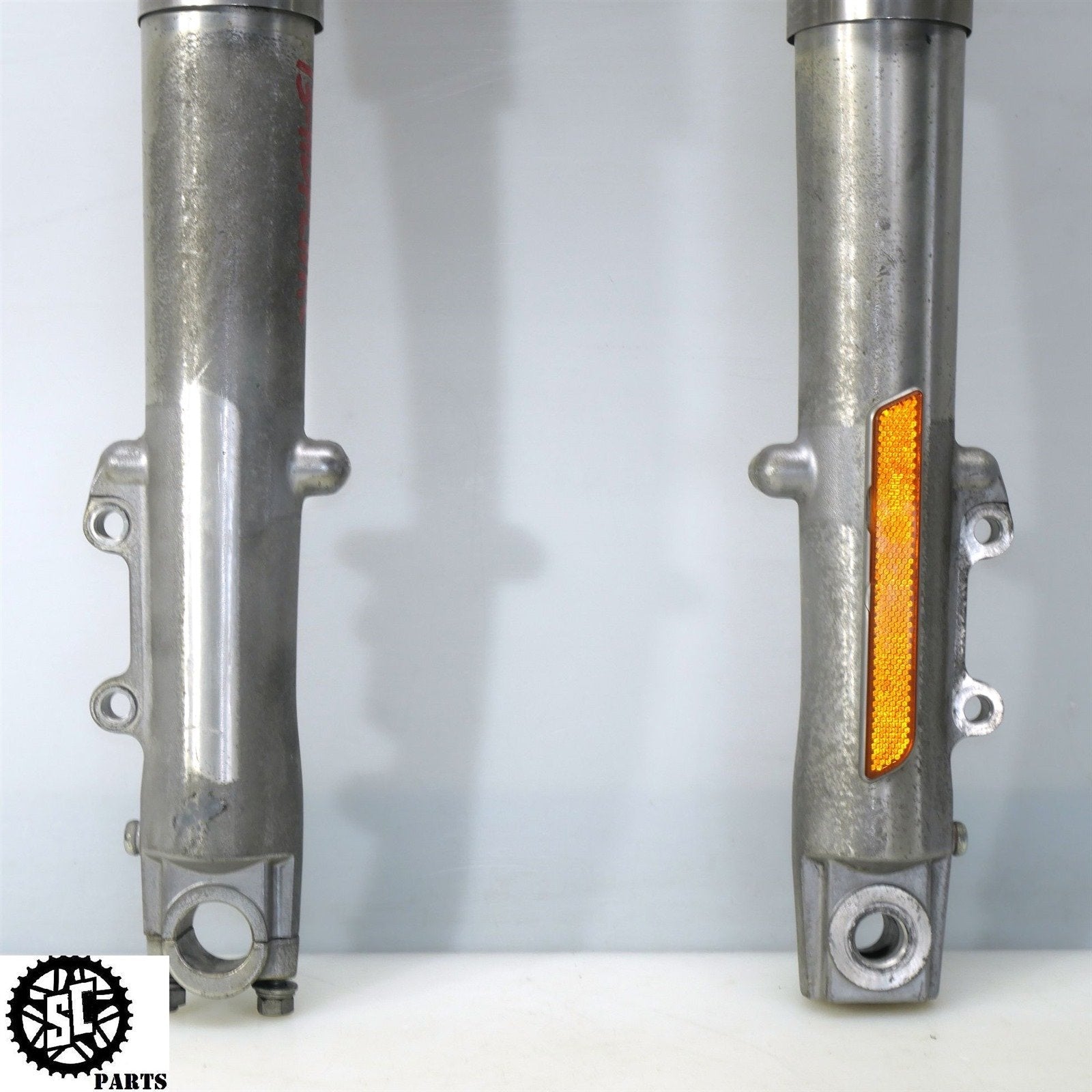 00 - 13 HARLEY DAVIDSON ROAD KING FRONT END FORK TUBE STRAIGHT 41MM HD11 - SALVAGECYCLEPARTS