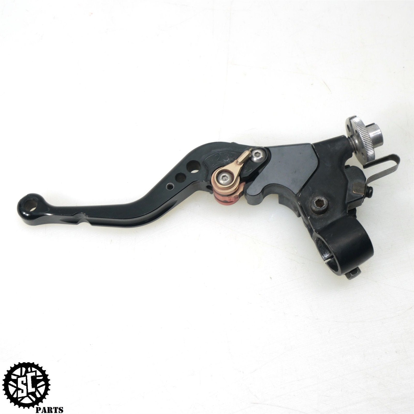01 - 03 2002 SUZUKI GSXR600 CLUTCH PERCH CABLE LEVER BRACKET S36 - SALVAGECYCLEPARTS