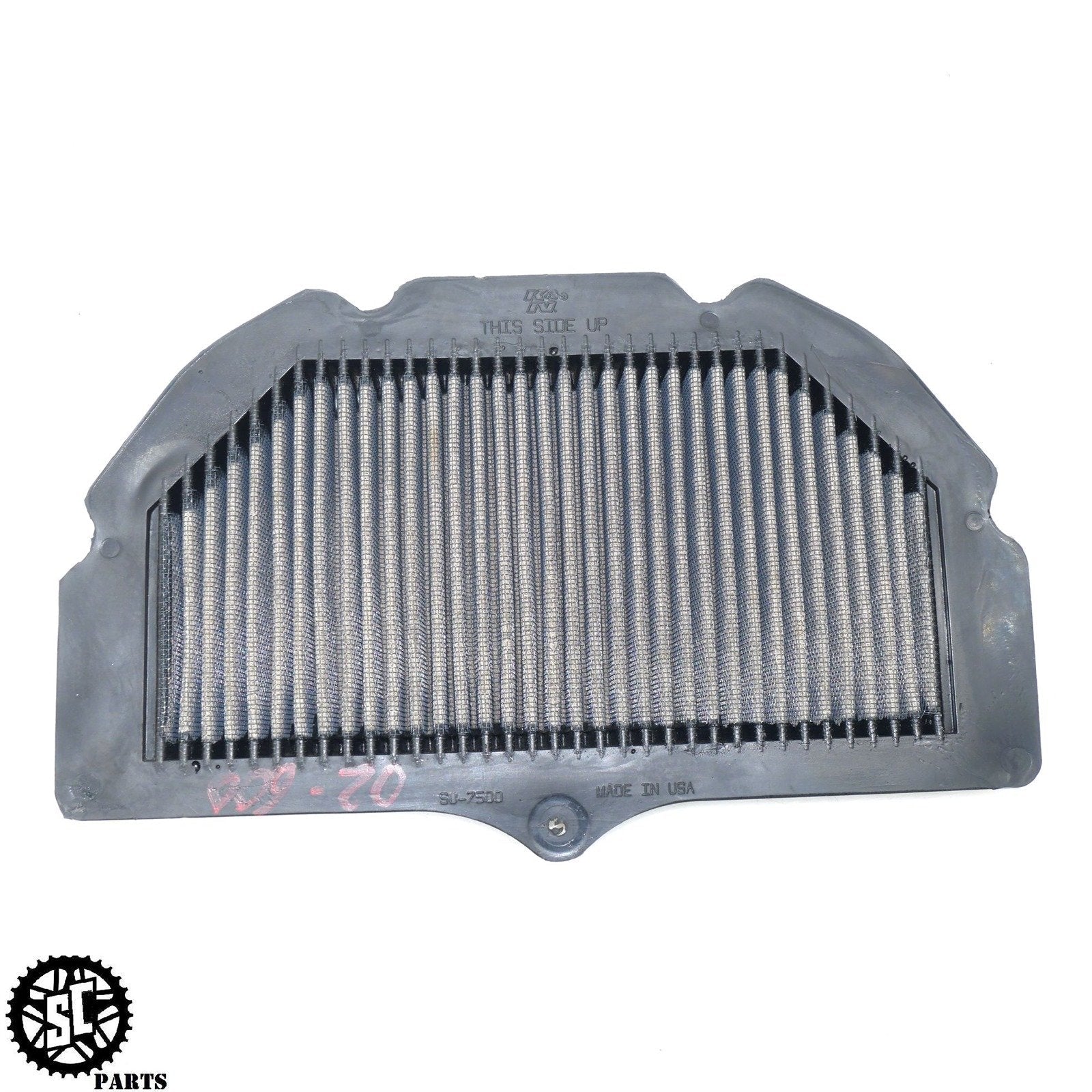 01 - 03 2002 SUZUKI GSXR600 K&N AIR FILTER HIGH FLOW SU - 7500 S36 - SALVAGECYCLEPARTS