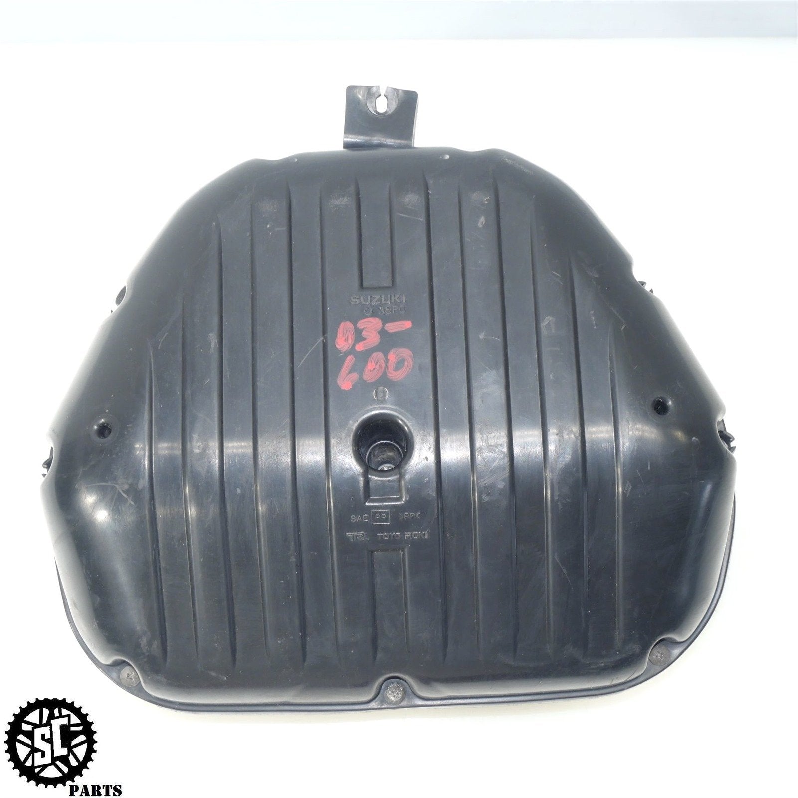 01 - 03 SUZUKI GSXR 600 AIRBOX FILTER HOUSING VELOCITY STACKS S30 - SALVAGECYCLEPARTS