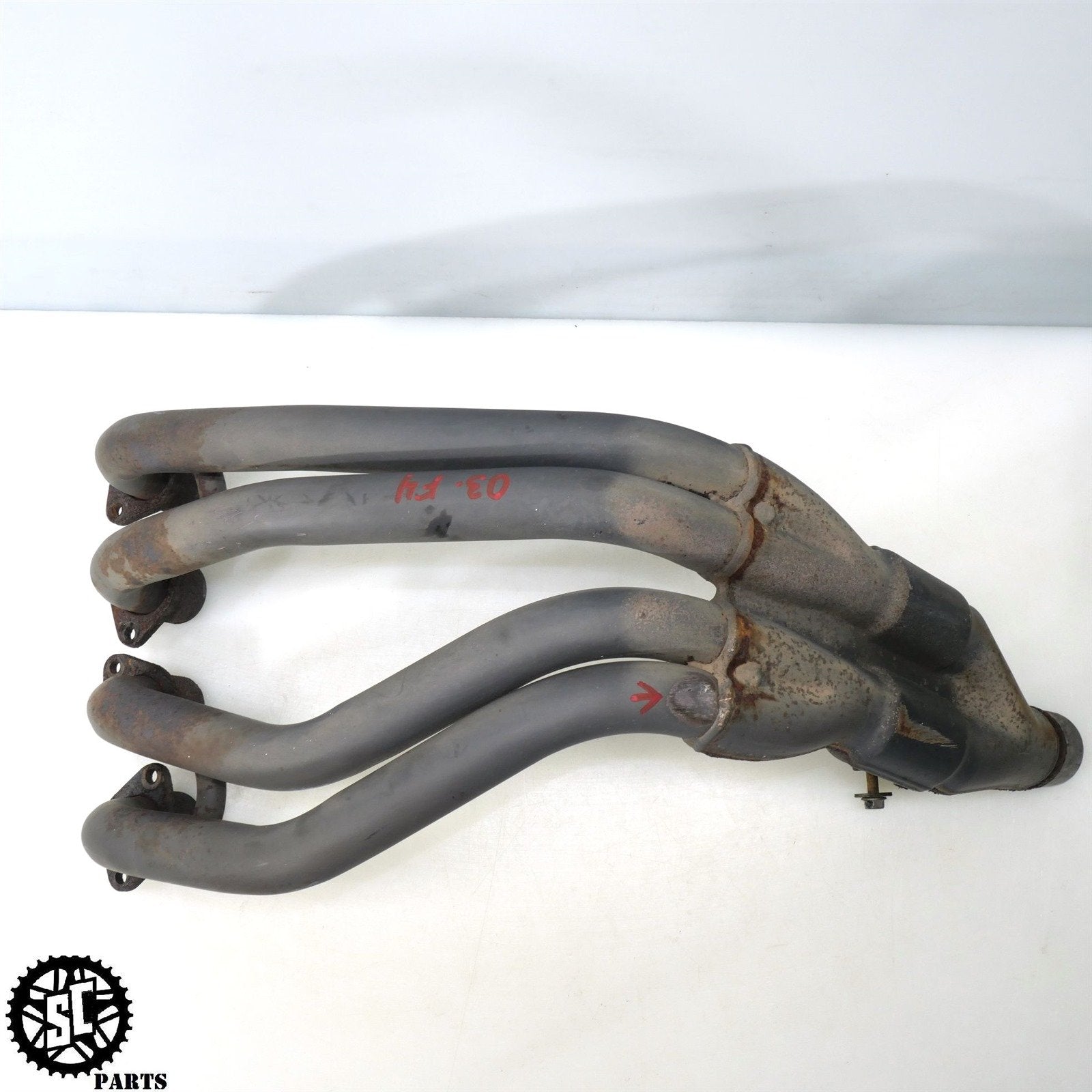 01 - 06 HONDA CBR 600 F4i EXHAUST HEADER H08 - SALVAGECYCLEPARTS