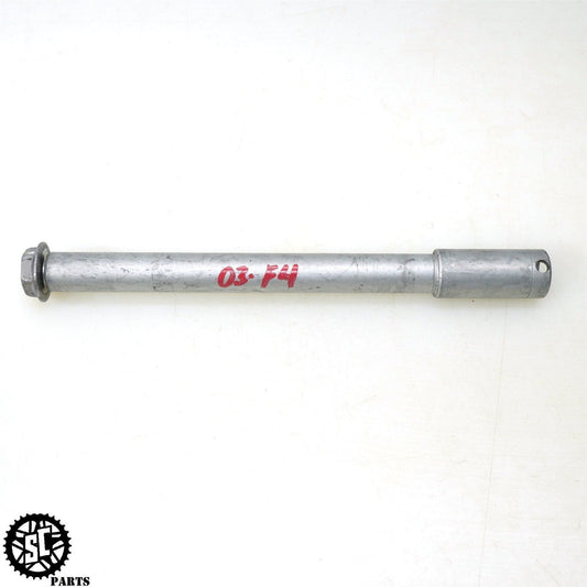 01 - 06 HONDA CBR 600 F4i FRONT AXLE BOLT H08 - SALVAGECYCLEPARTS