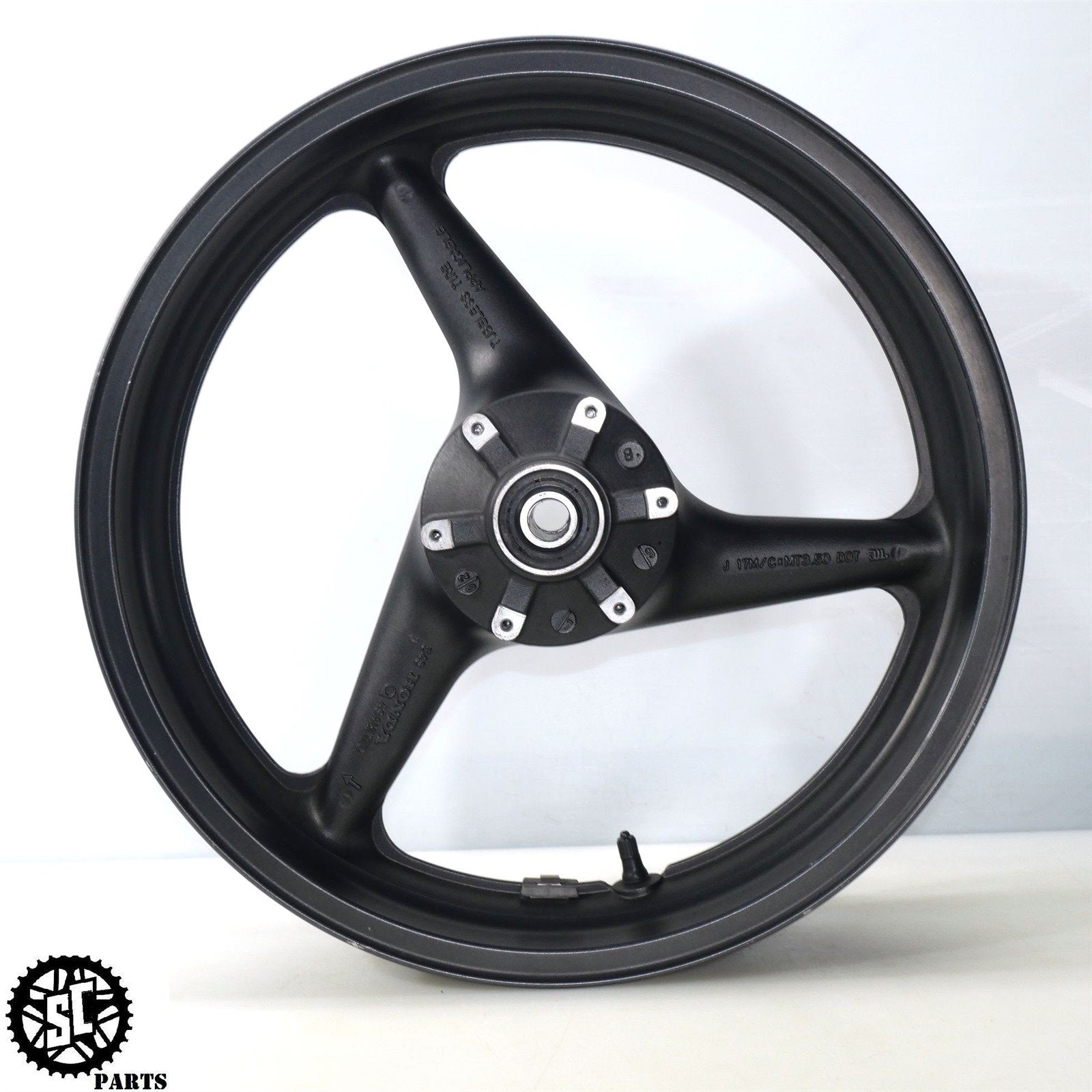 01 - 06 HONDA CBR 600 F4i FRONT WHEEL RIM STRAIGHT H08 - SALVAGECYCLEPARTS