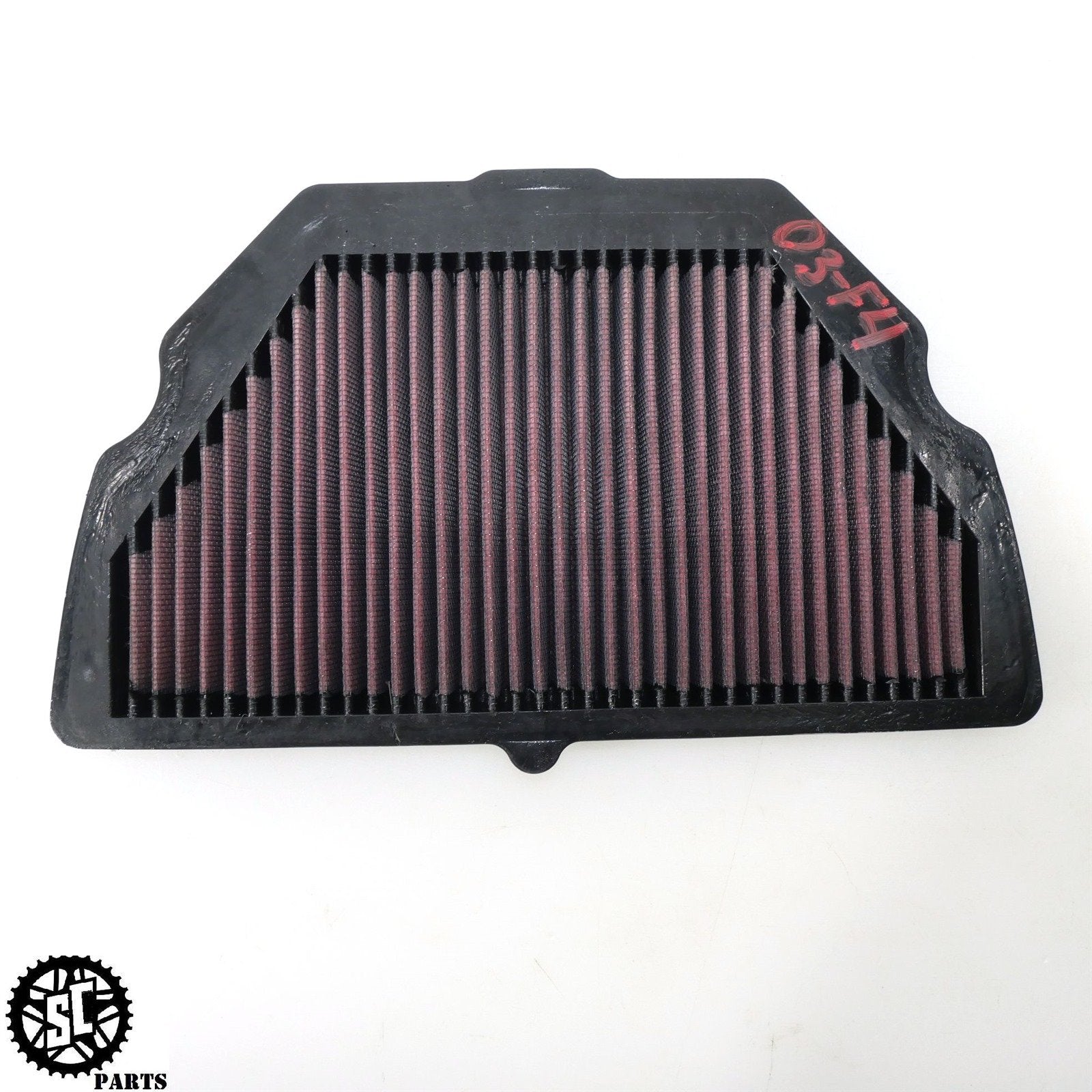 01 - 06 HONDA CBR 600 F4i K&N AIR FILTER HA - 6001 H08 - SALVAGECYCLEPARTS