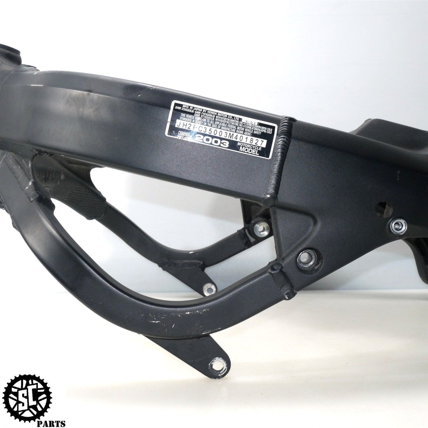 01 - 06 HONDA CBR 600 F4i MAIN FRAME CHASSIS *S* H08 - SALVAGECYCLEPARTS