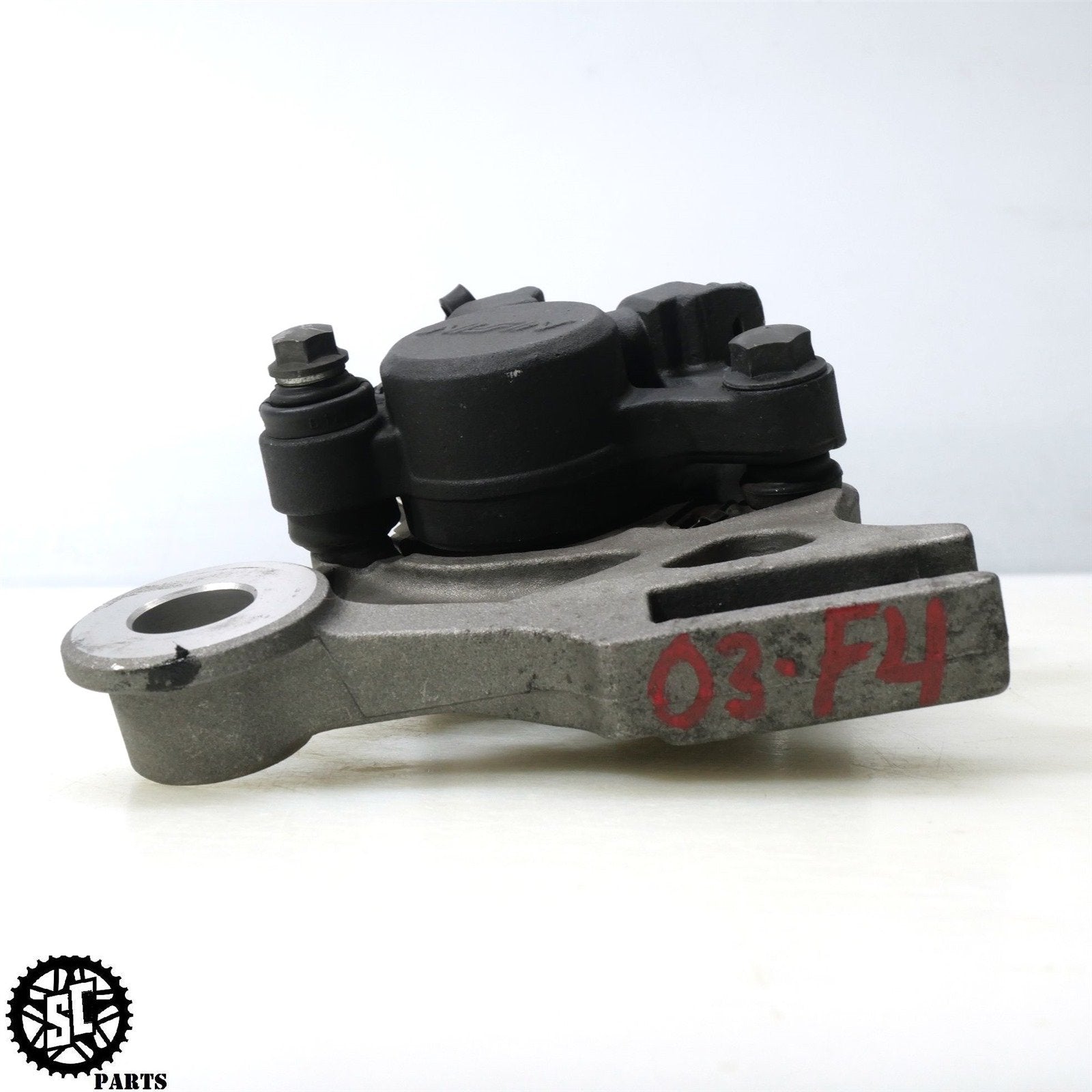 01 - 06 HONDA CBR 600 F4i REAR BRAKE CALIPER 43150 - MBW - 006 H08 - SALVAGECYCLEPARTS