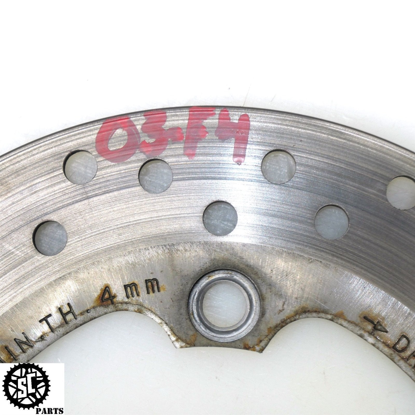 01 - 06 HONDA CBR 600 F4i REAR ROTOR BRAKE DISC H08 - SALVAGECYCLEPARTS