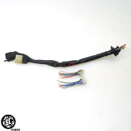 01 - 06 HONDA CBR 600 F4i SPEEDOMETER INSTRUMENT CLUSTER WIRING HARNESS H08 - SALVAGECYCLEPARTS