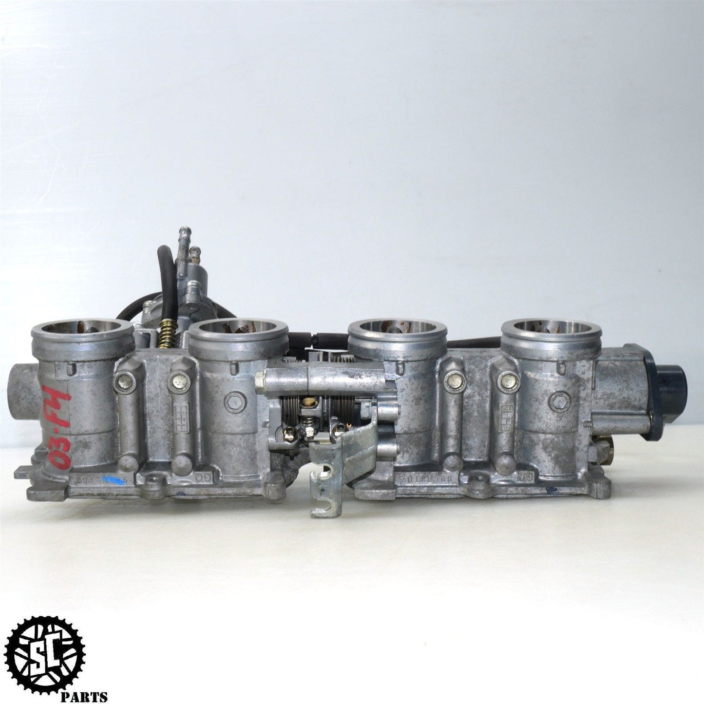 01 - 06 HONDA CBR 600 F4i THROTTLE BODY 16401 - MBW - L11 H08 - SALVAGECYCLEPARTS