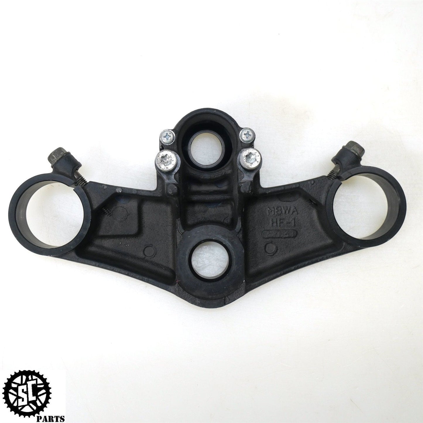 01 - 06 HONDA CBR 600 F4i UPPER TRIPLE TREE CLAMP H08 - SALVAGECYCLEPARTS