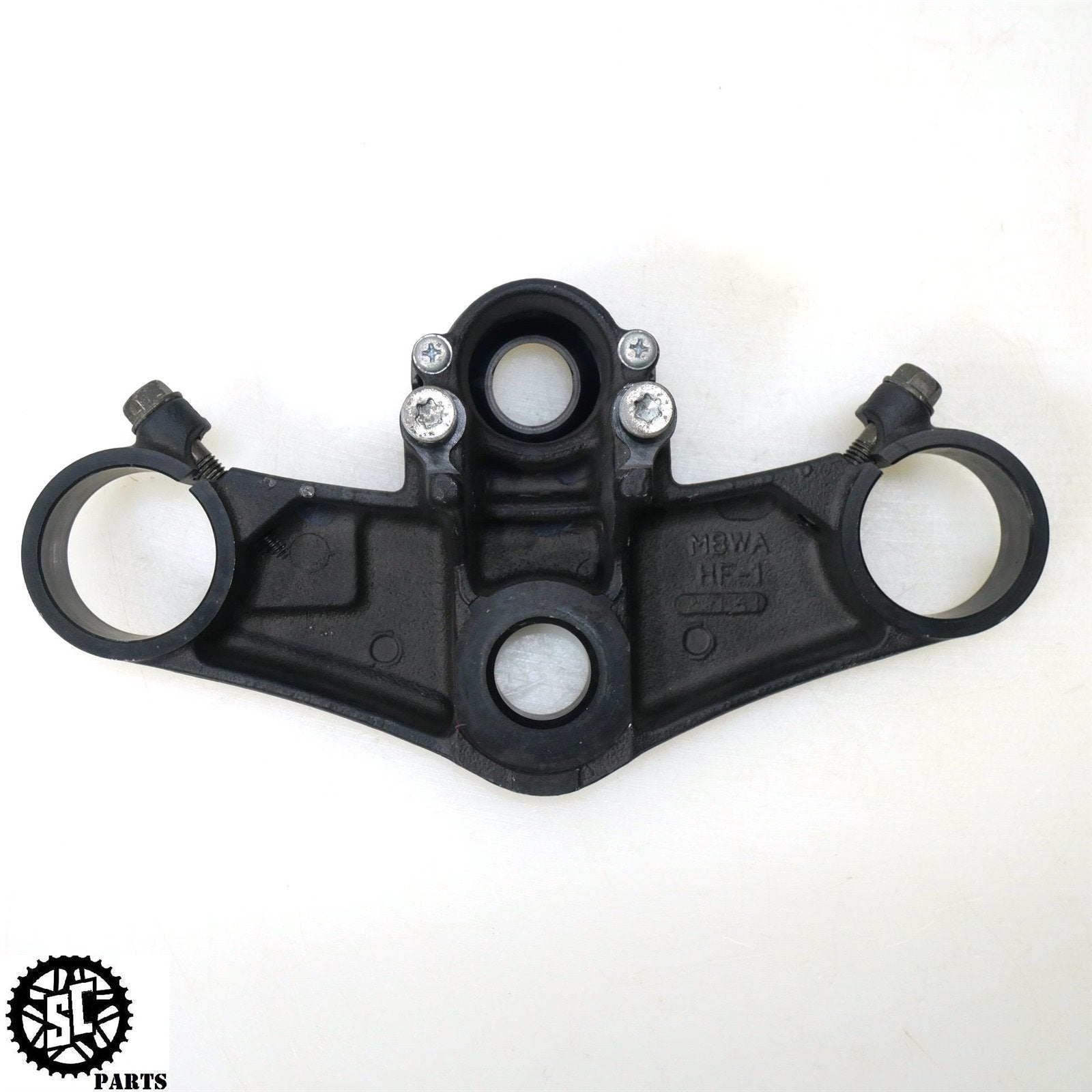 01 - 06 HONDA CBR 600 F4i UPPER TRIPLE TREE CLAMP H08 - SALVAGECYCLEPARTS