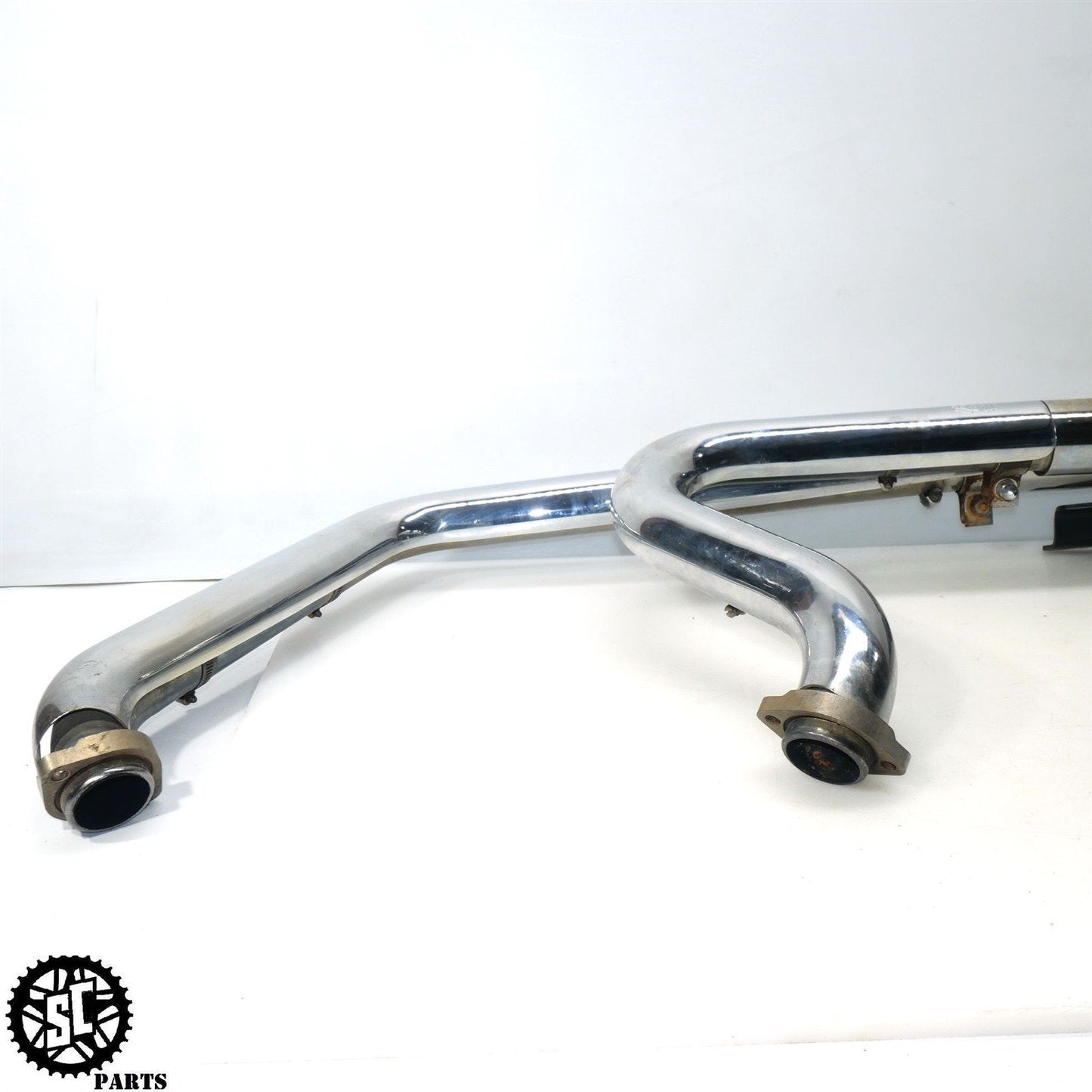 01 - 07 2005 HARLEY DAVIDSON SOFTAIL VANCE HINES FULL EXHAUST PIPE MUFFLER HD16 - SALVAGECYCLEPARTS