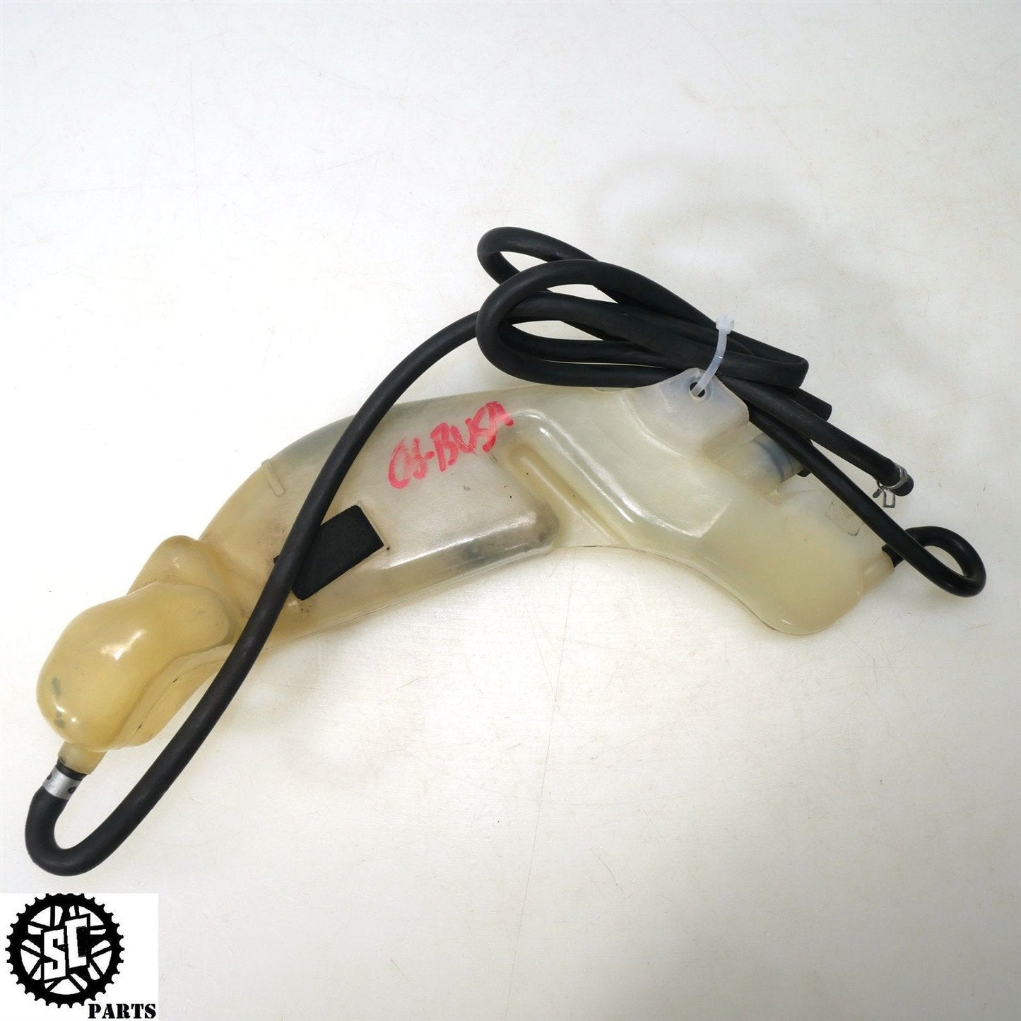 01 - 07 SUZUKI HAYABUSA COOLANT OVERFLOW TANK RESERVOIR S42 - SALVAGECYCLEPARTS