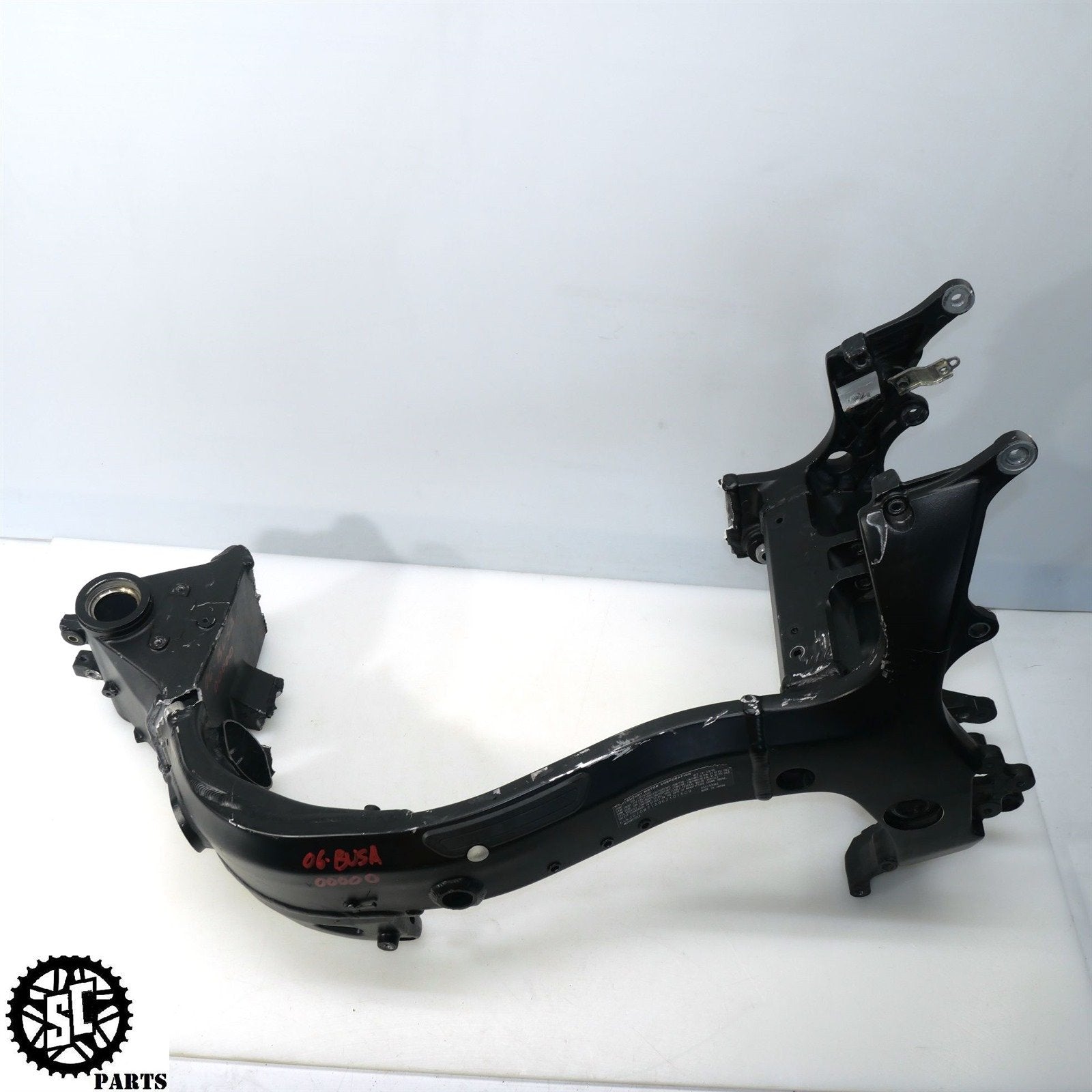 01 - 07 SUZUKI HAYABUSA FRAME CHASSIS BOS S71 - SALVAGECYCLEPARTS