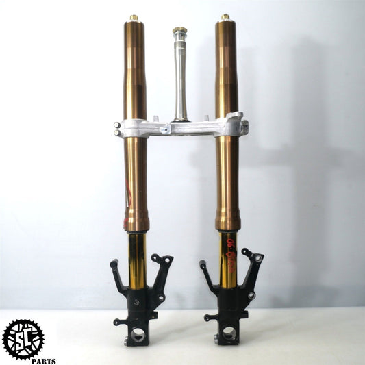 01 - 07 SUZUKI HAYABUSA FRONT FORKS STRAIGHT S42 - SALVAGECYCLEPARTS