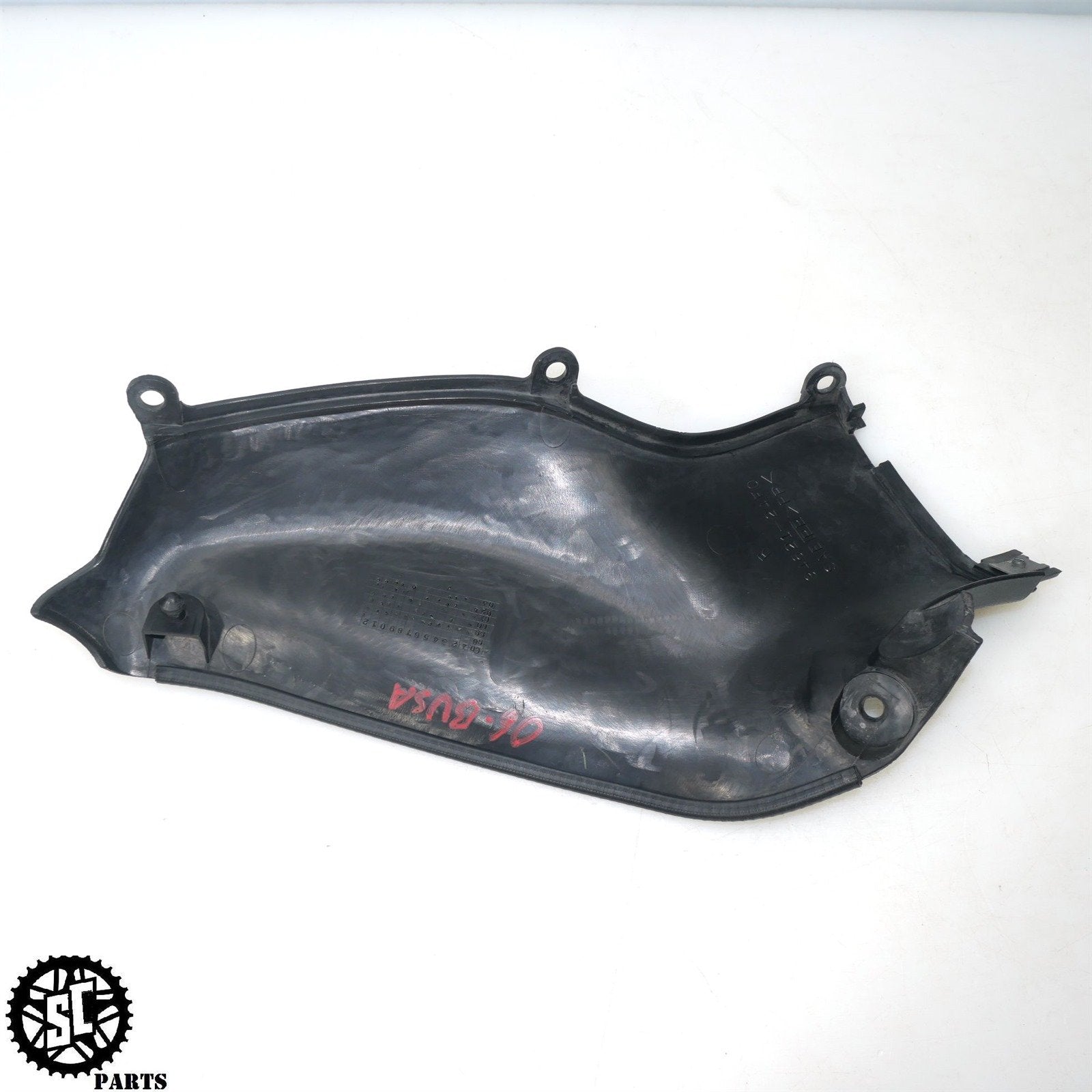 01 - 07 SUZUKI HAYABUSA INNER AIR DUCT COVER FAIRING PANEL S42 - SALVAGECYCLEPARTS