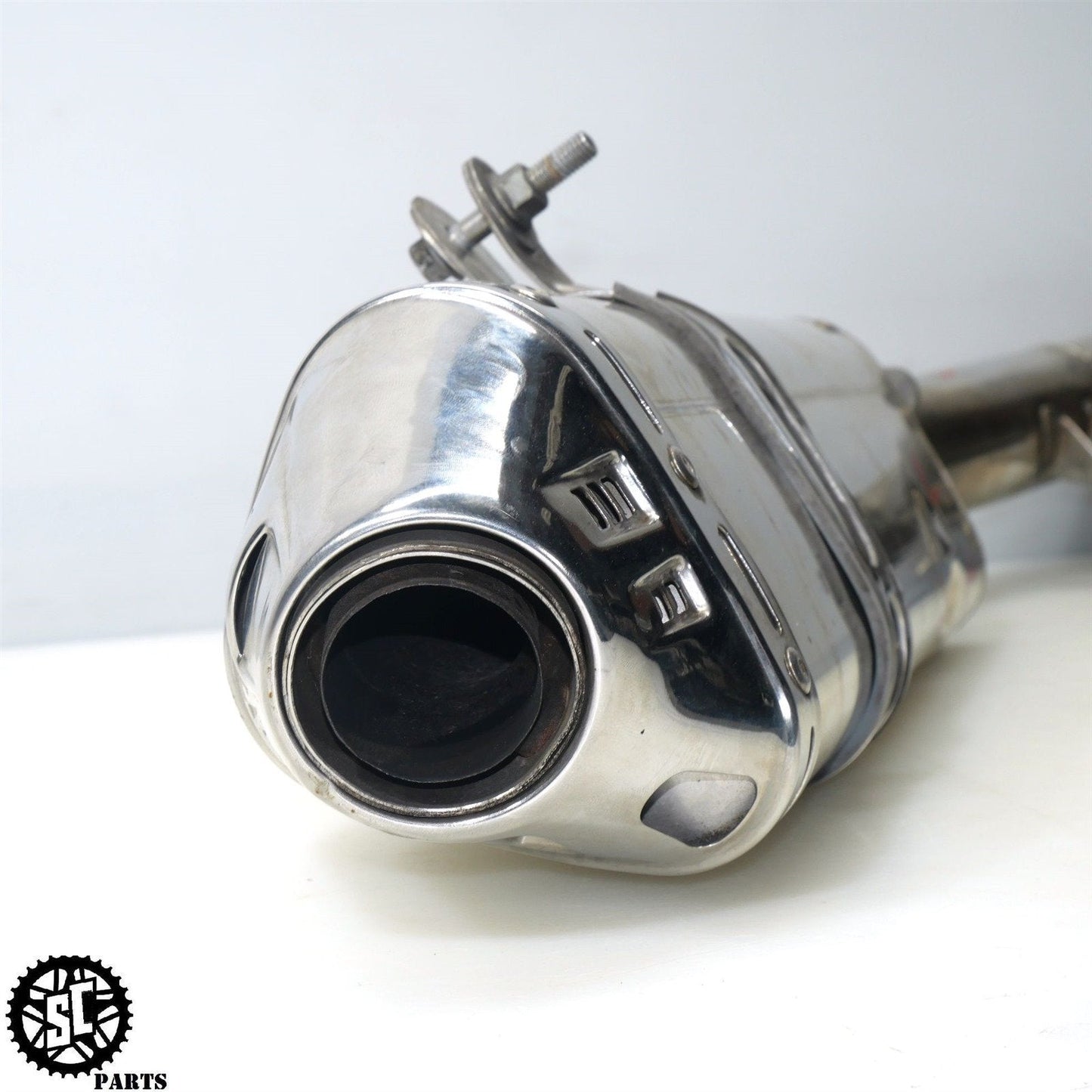 01 - 07 SUZUKI HAYABUSA YOSHIMURA EXHAUST BOLT ON LEFT MID PIPE S31 - SALVAGECYCLEPARTS