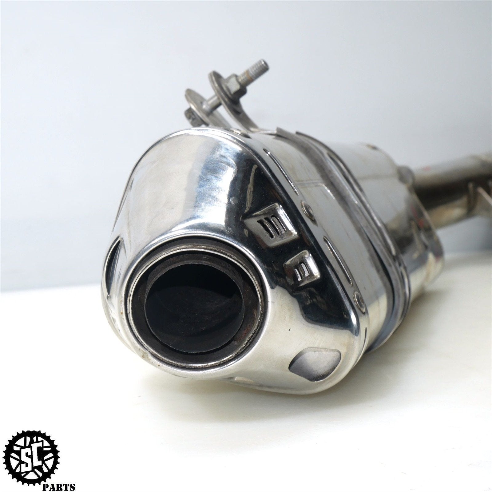 01 - 07 SUZUKI HAYABUSA YOSHIMURA EXHAUST BOLT ON LEFT MID PIPE S31 - SALVAGECYCLEPARTS