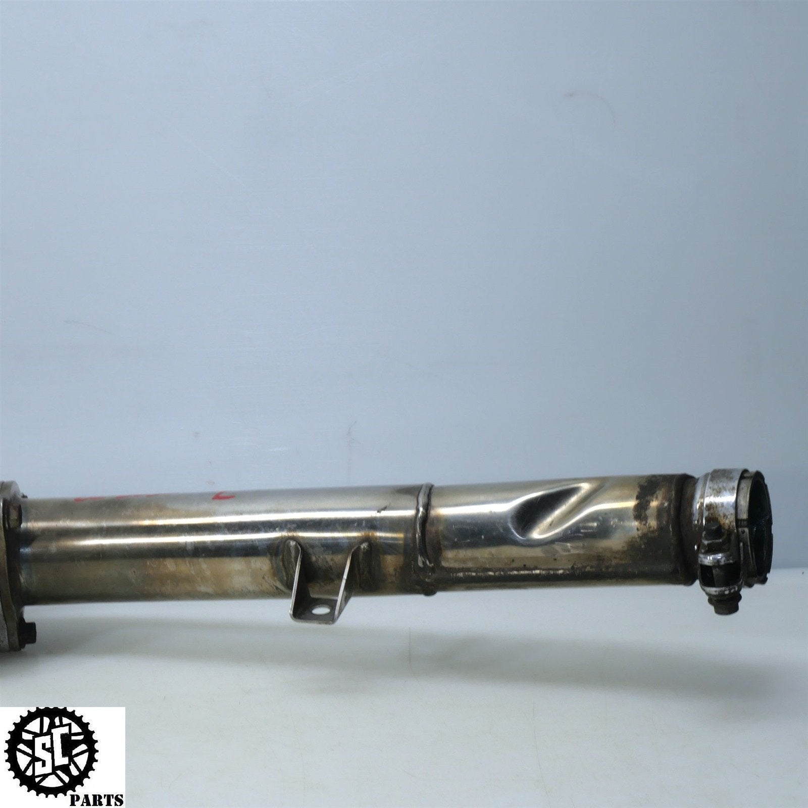 01 - 07 SUZUKI HAYABUSA YOSHIMURA EXHAUST BOLT ON LEFT MID PIPE S31 - SALVAGECYCLEPARTS