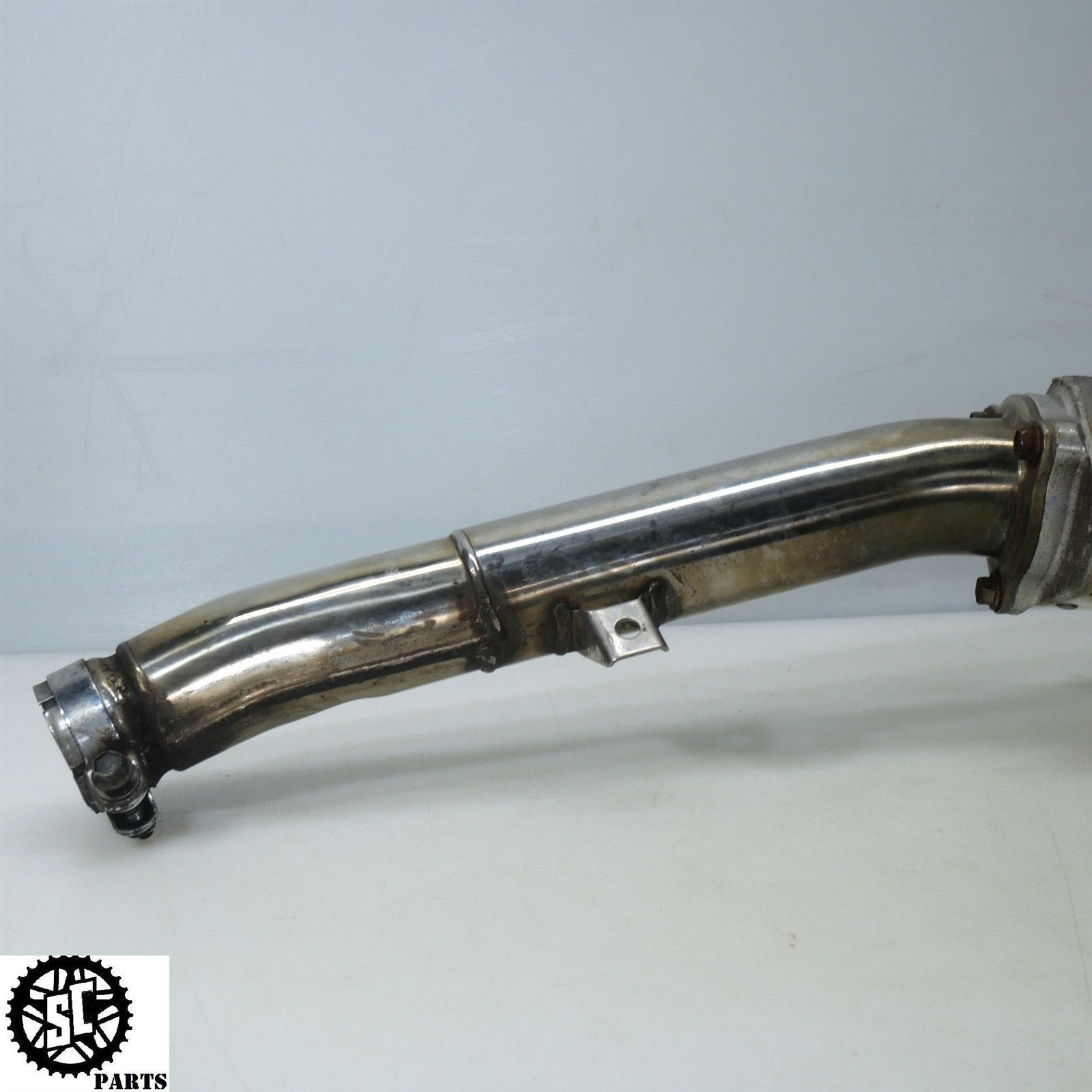 01 - 07 SUZUKI HAYABUSA YOSHIMURA EXHAUST BOLT ON LEFT MID PIPE S31 - SALVAGECYCLEPARTS