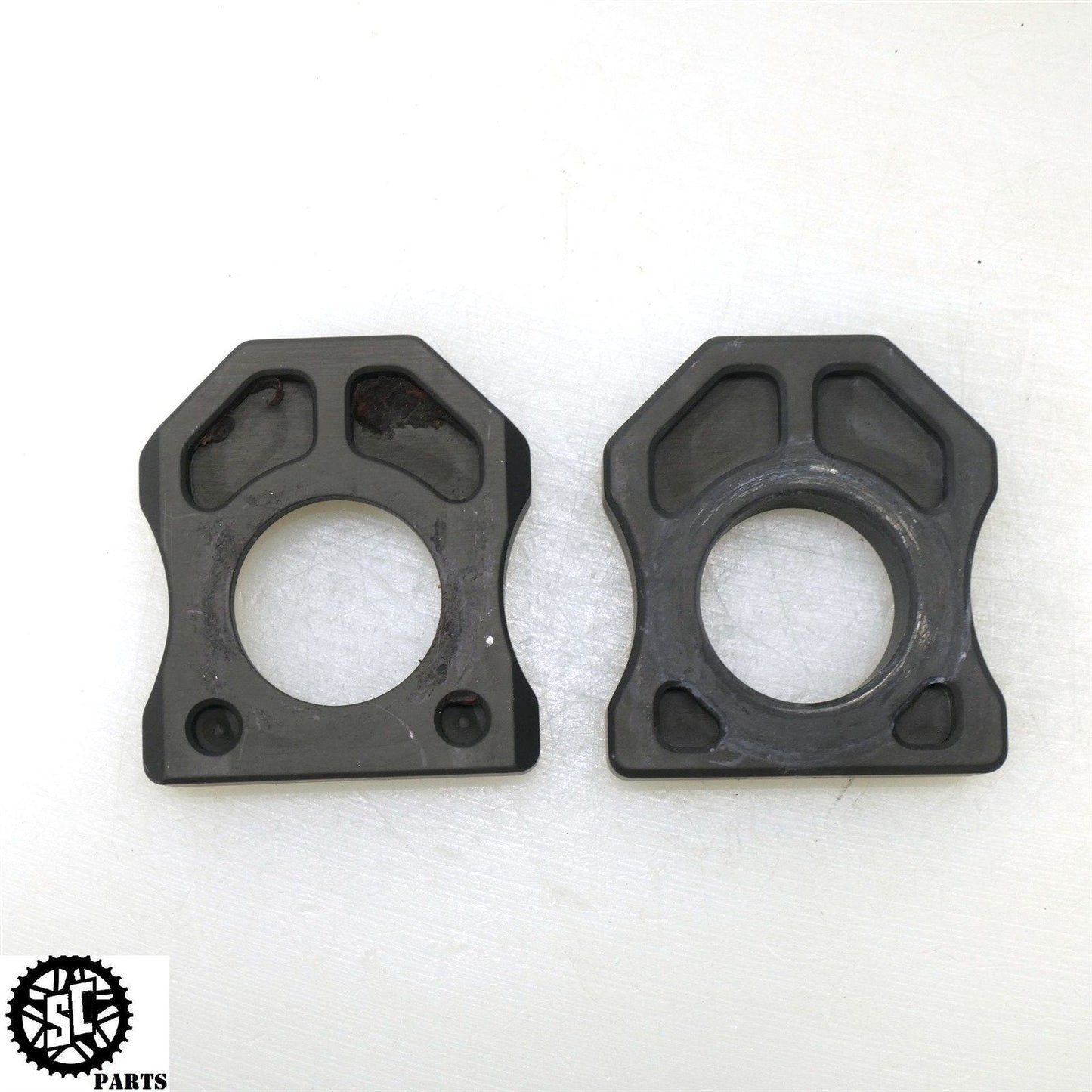 01 - 08 GSXR 1000 S1000RR 15 - 19 YOSHIMURA AXLE BLOCKS ADJUSTER S52 010HA111810 - SALVAGECYCLEPARTS