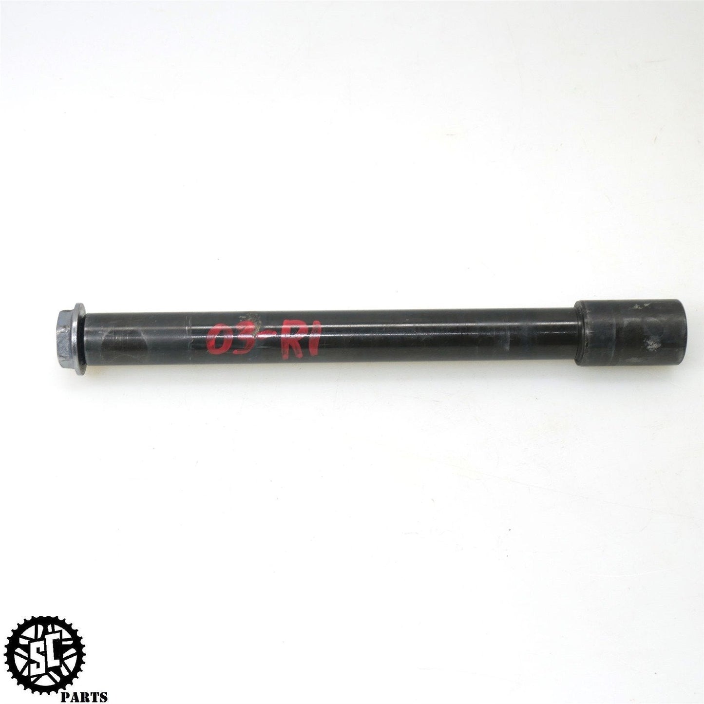 02 03 2003 YAMAHA YZF R1 FRONT AXLE BOLT Y40 - SALVAGECYCLEPARTS