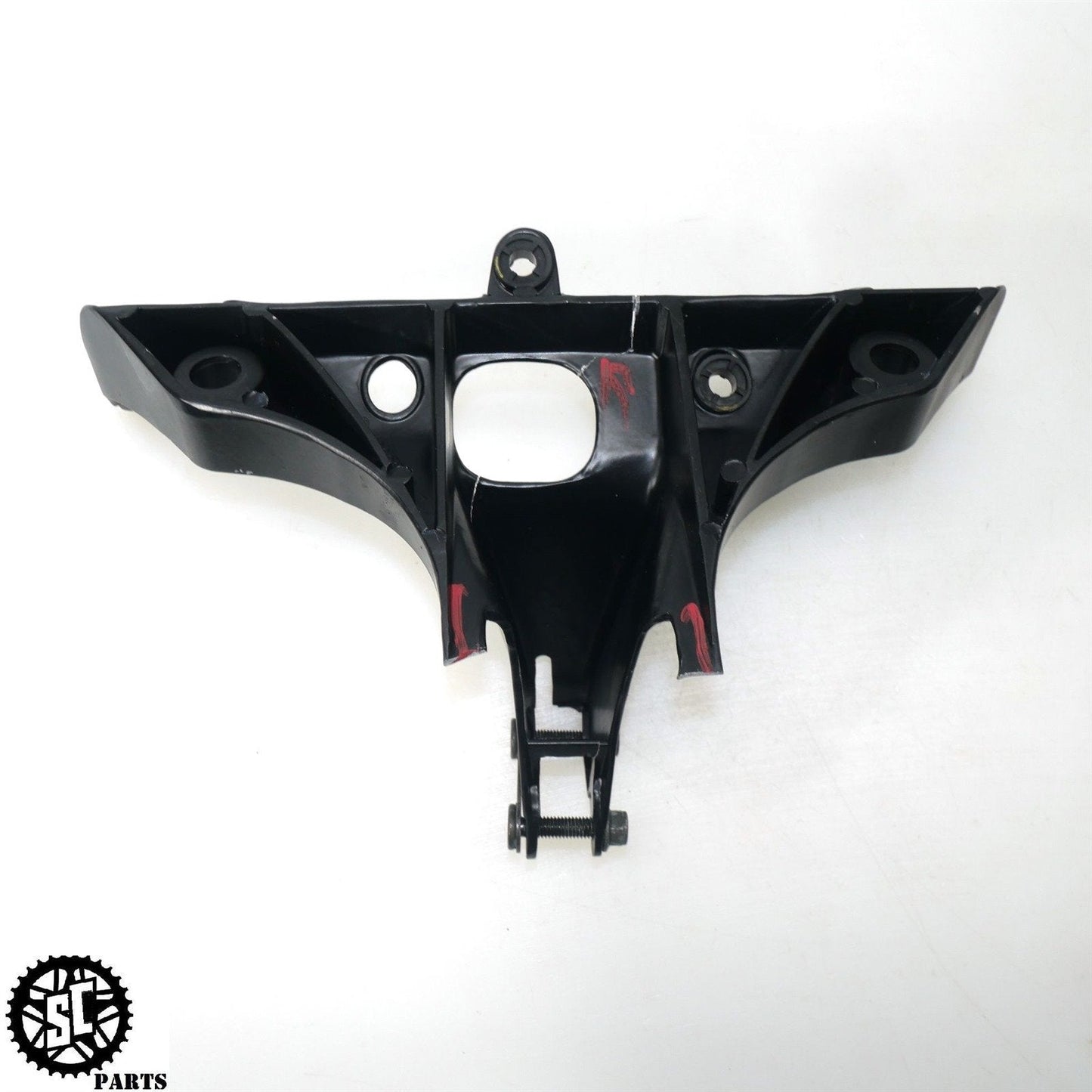 02 03 2003 YAMAHA YZF R1 UPPER FAIRING STAY MIRROR BRACKET Y40 - SALVAGECYCLEPARTS