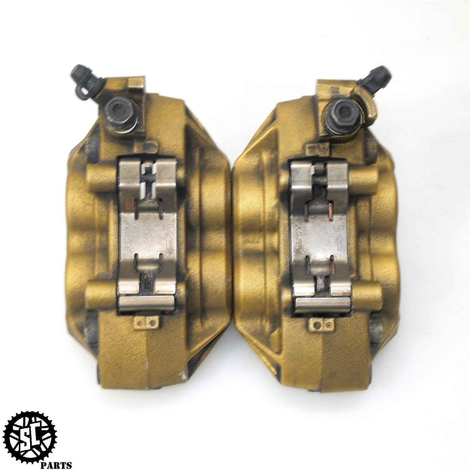 02 03 HONDA CBR954RR FRONT BRAKE CALIPER H29 - SALVAGECYCLEPARTS