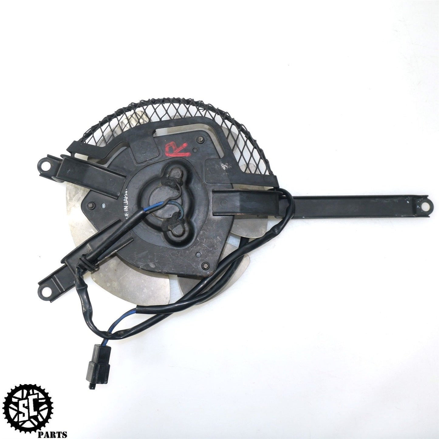 02 - 05 2002 KAWASAKI NINJA ZX12R METAL RADIATOR FAN UPGRADE LEFT RIGHT K71 - SALVAGECYCLEPARTS