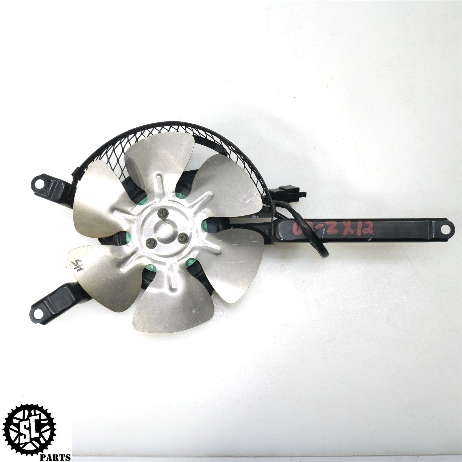 02 - 05 2002 KAWASAKI NINJA ZX12R METAL RADIATOR FAN UPGRADE LEFT RIGHT K71 - SALVAGECYCLEPARTS