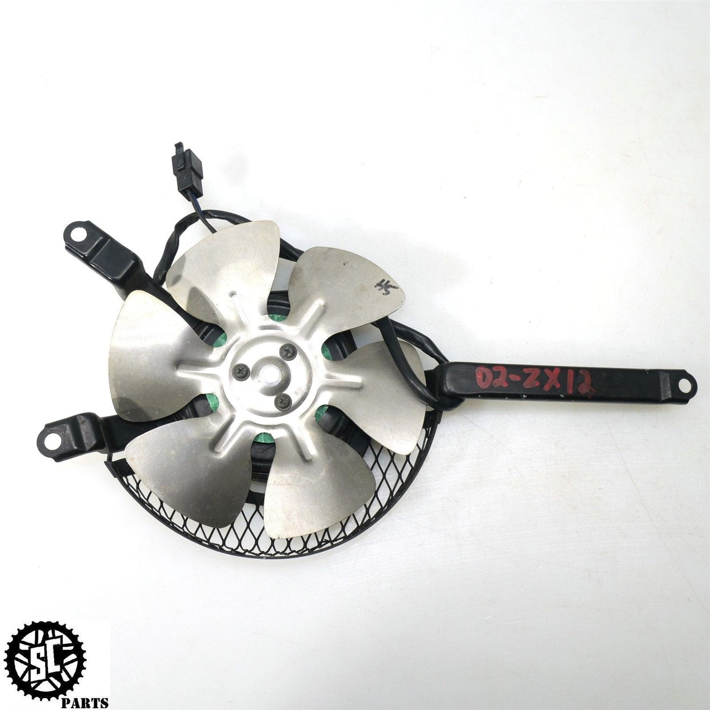 02 - 05 2002 KAWASAKI NINJA ZX12R METAL RADIATOR FAN UPGRADE LEFT RIGHT K71 - SALVAGECYCLEPARTS