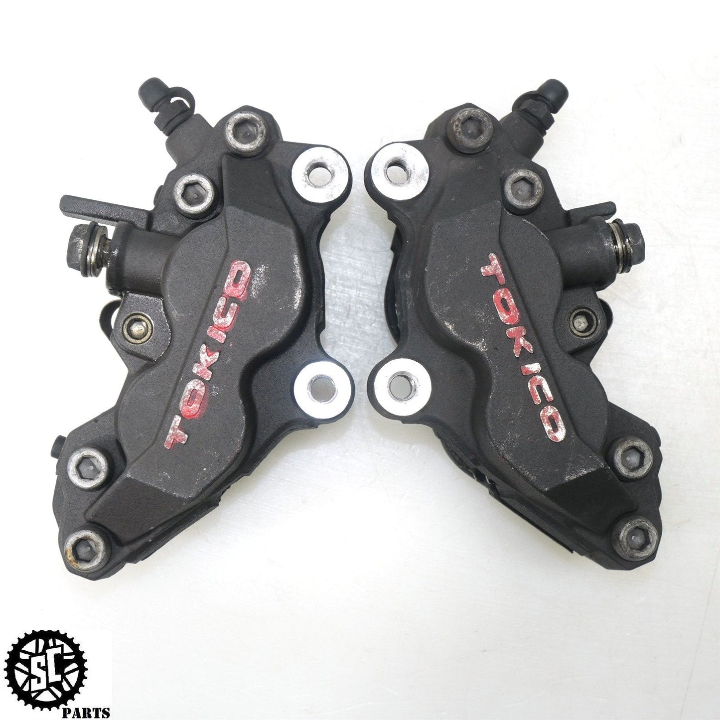 02 - 05 KAWASAKI ZZR1200 FRONT BRAKE CALIPERS K59 - SALVAGECYCLEPARTS